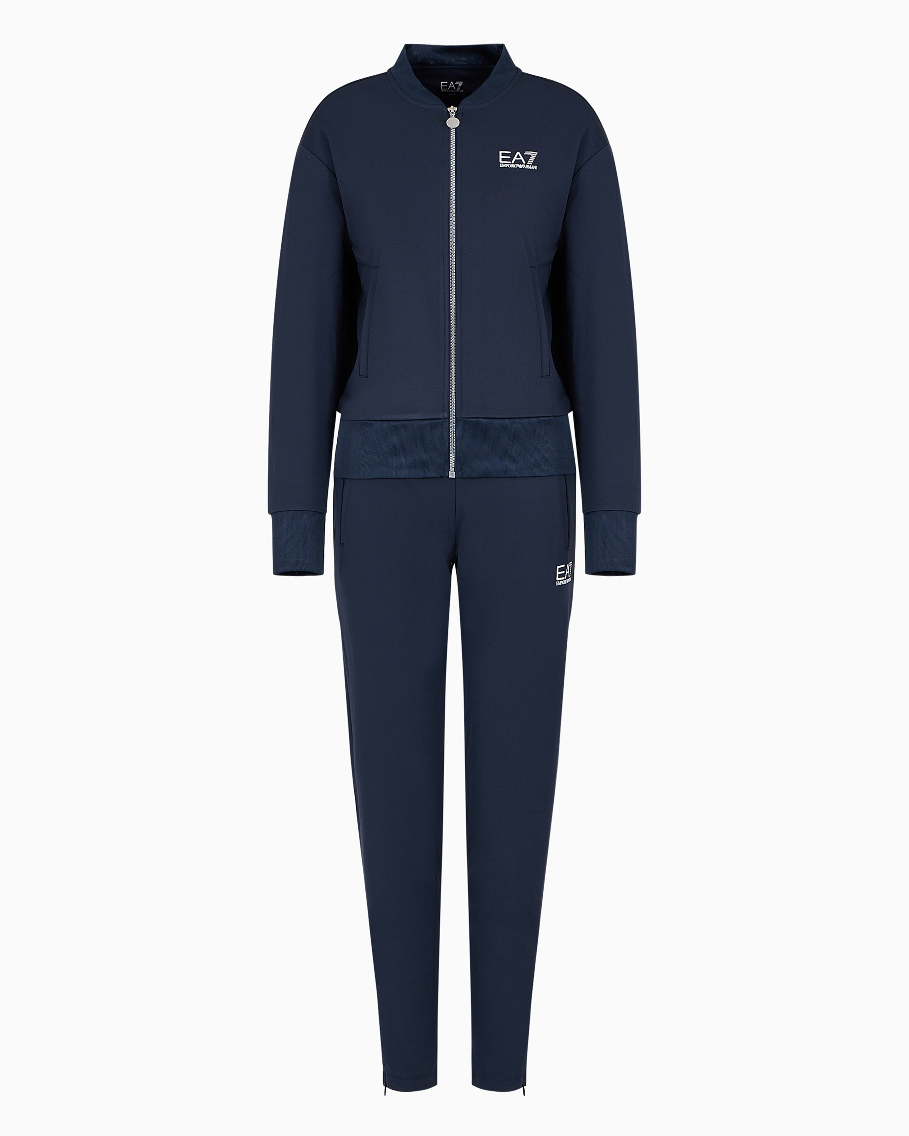 Shop Ea7 Tennis Pro Tracksuit In Ventus7 Technical Fabric In Navy Blue