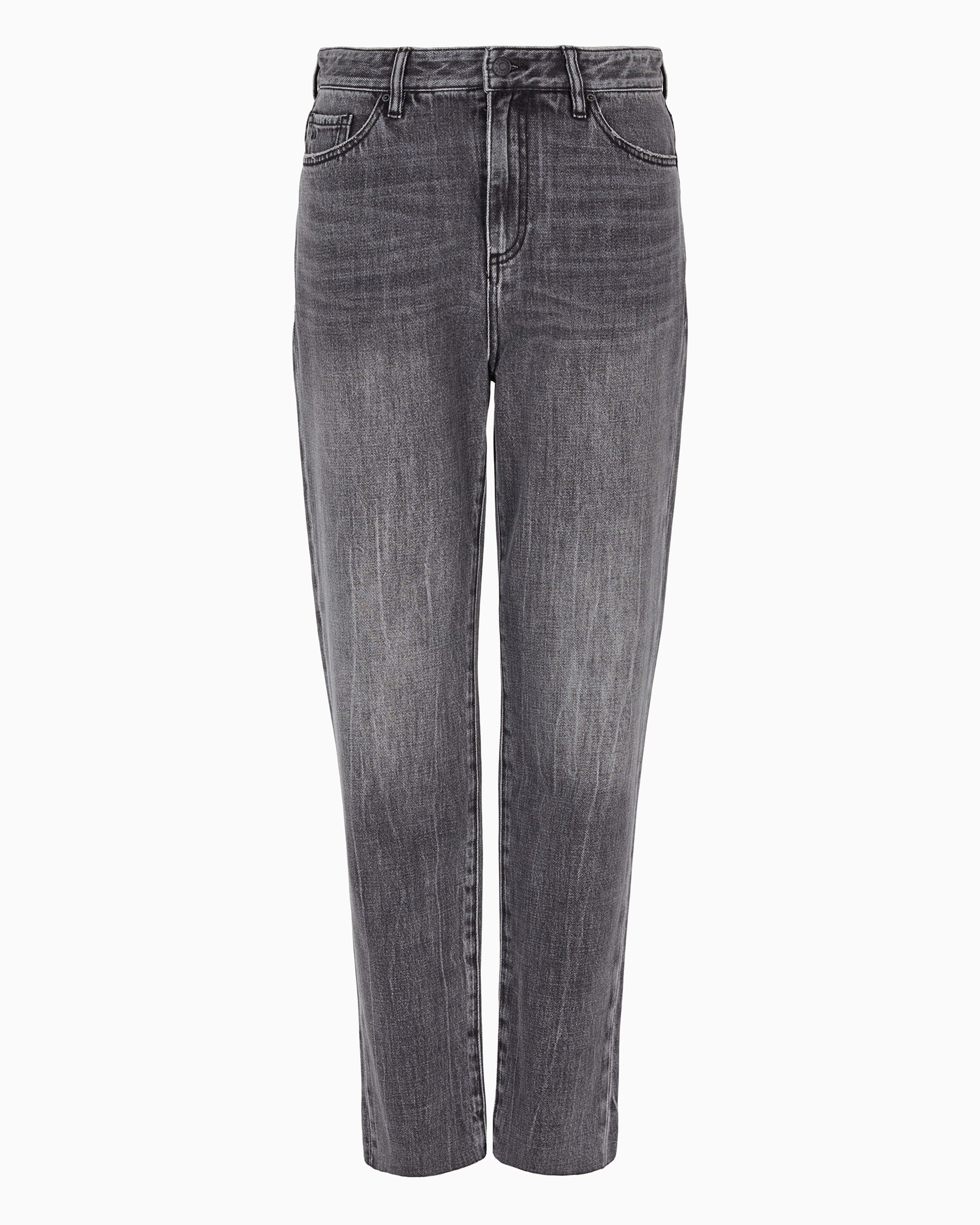 Armani Exchange Official Store Boyfriend Jeans In Gray