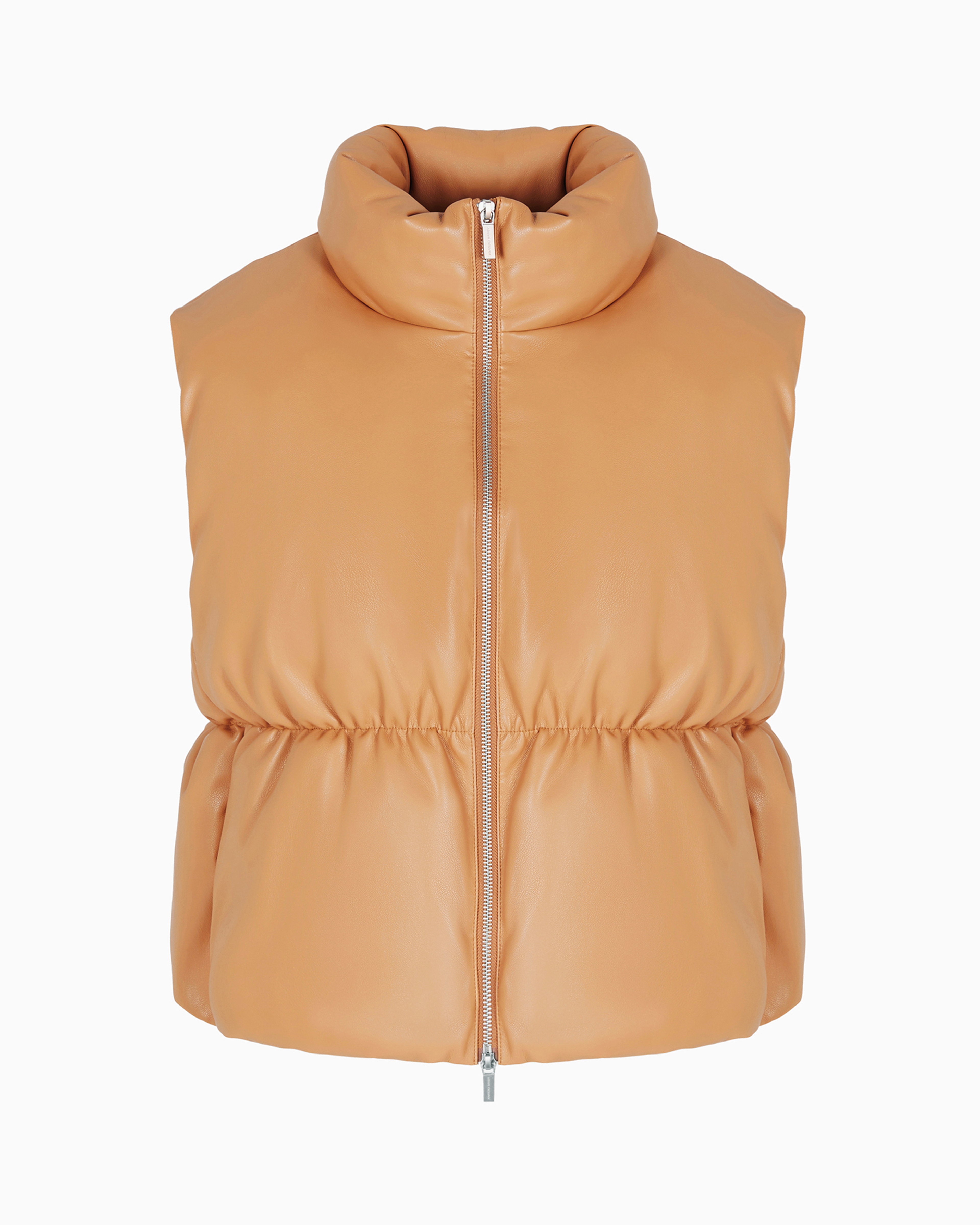 Shop Armani Exchange Asv Padded Vest In Camel