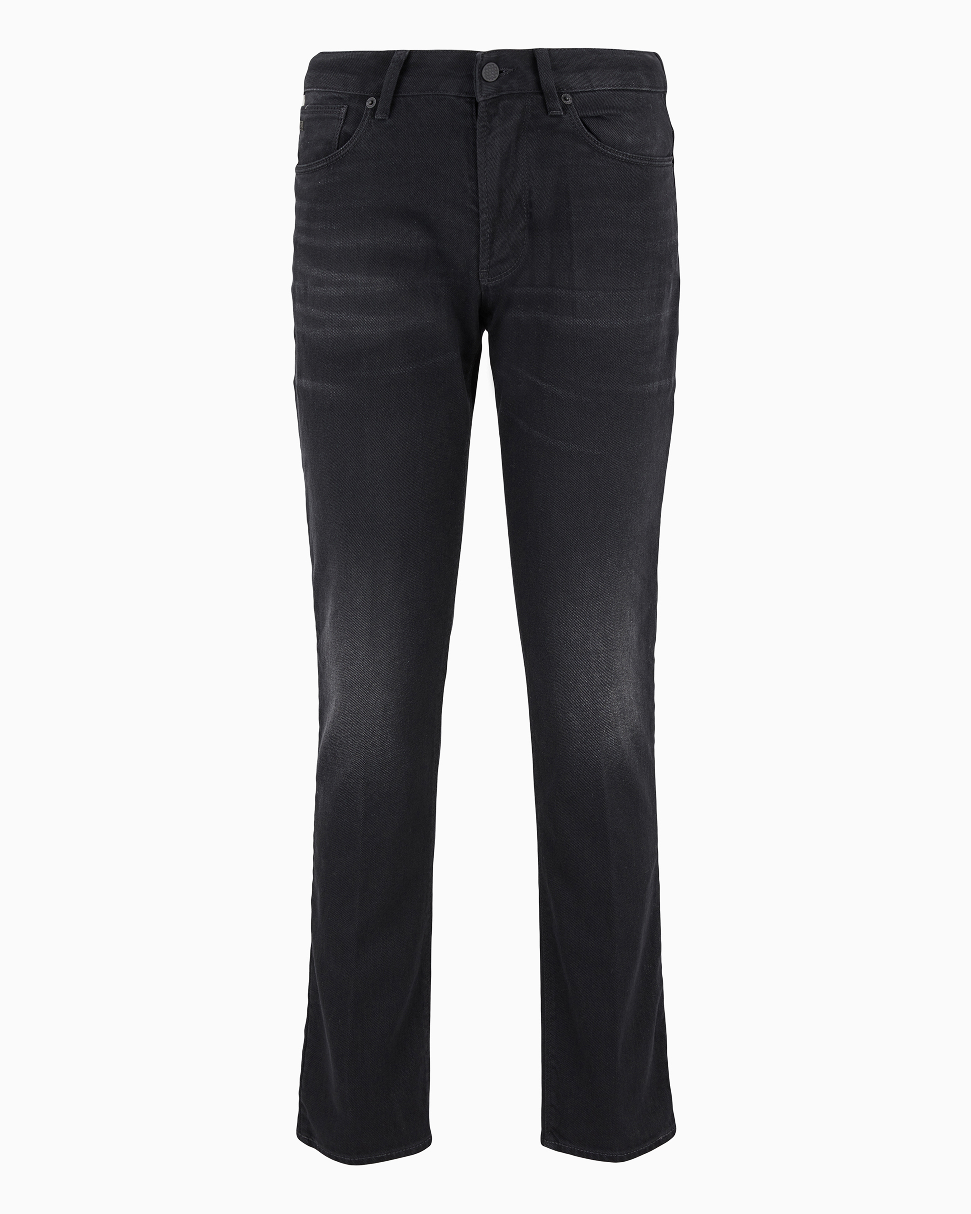 Emporio Armani Official Store Slim Fit Jeans In Deep Black