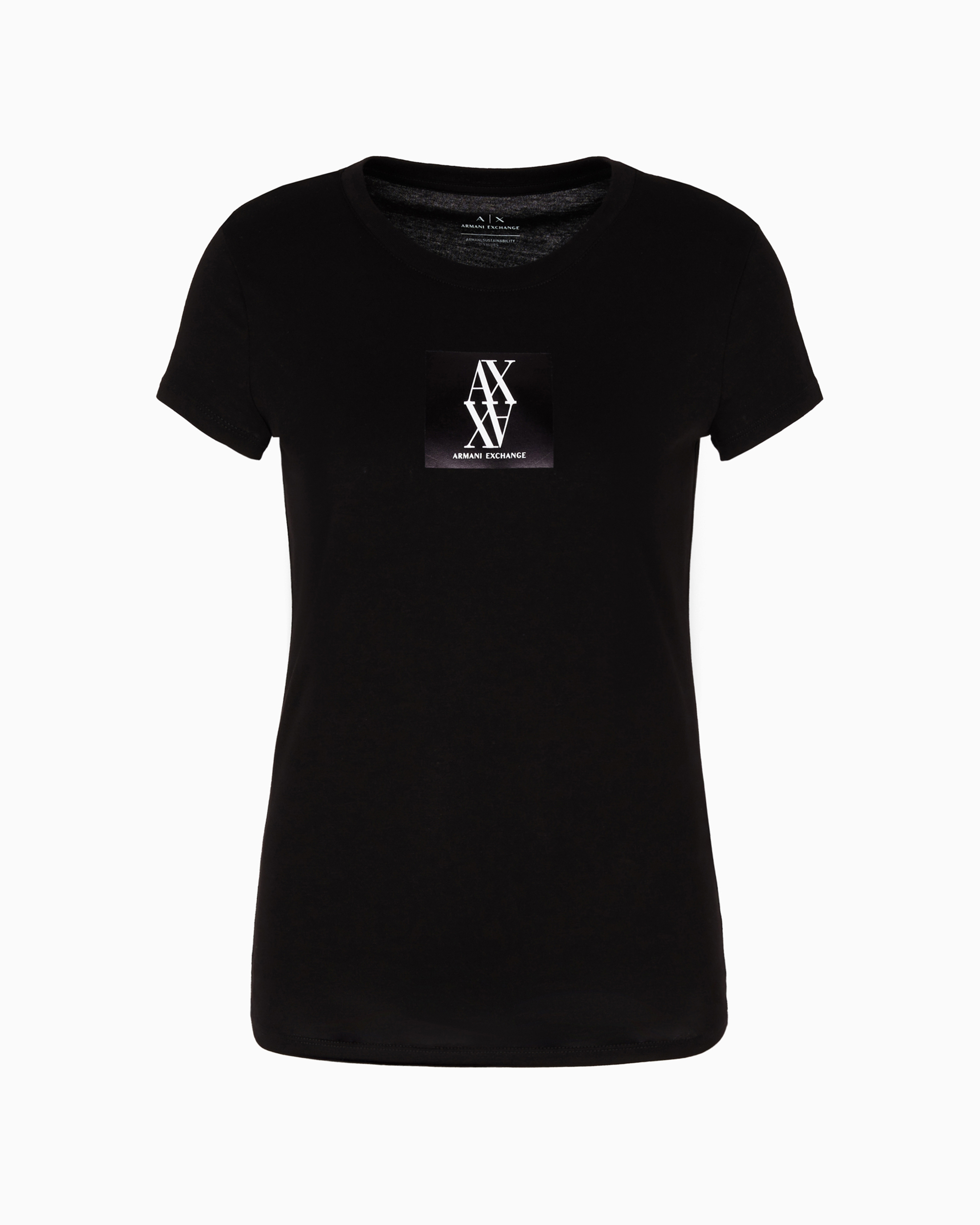 Armani Exchange Official Store Slim Fit T-shirts In Black