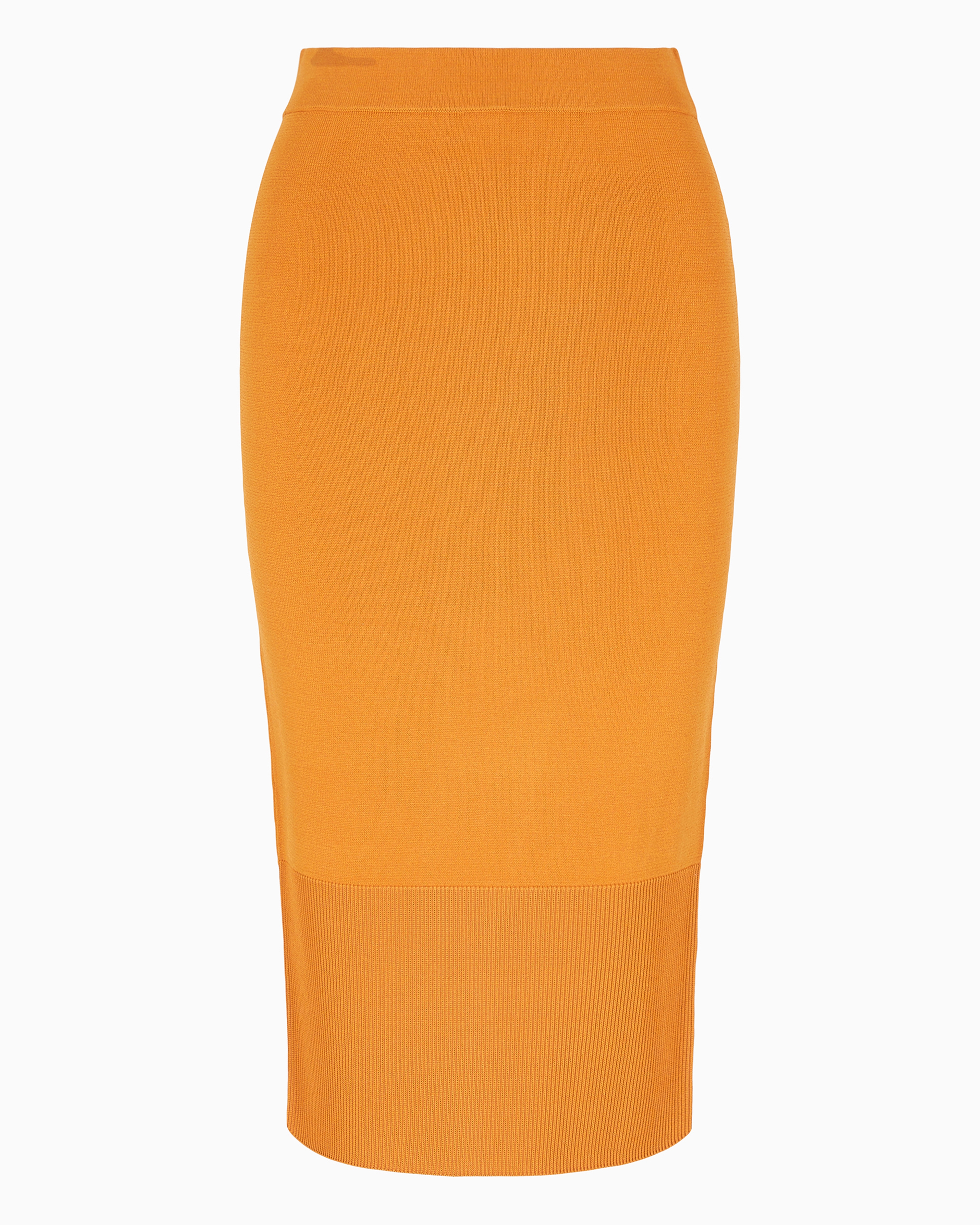 Armani Exchange Official Store Midi Skirts In Orange