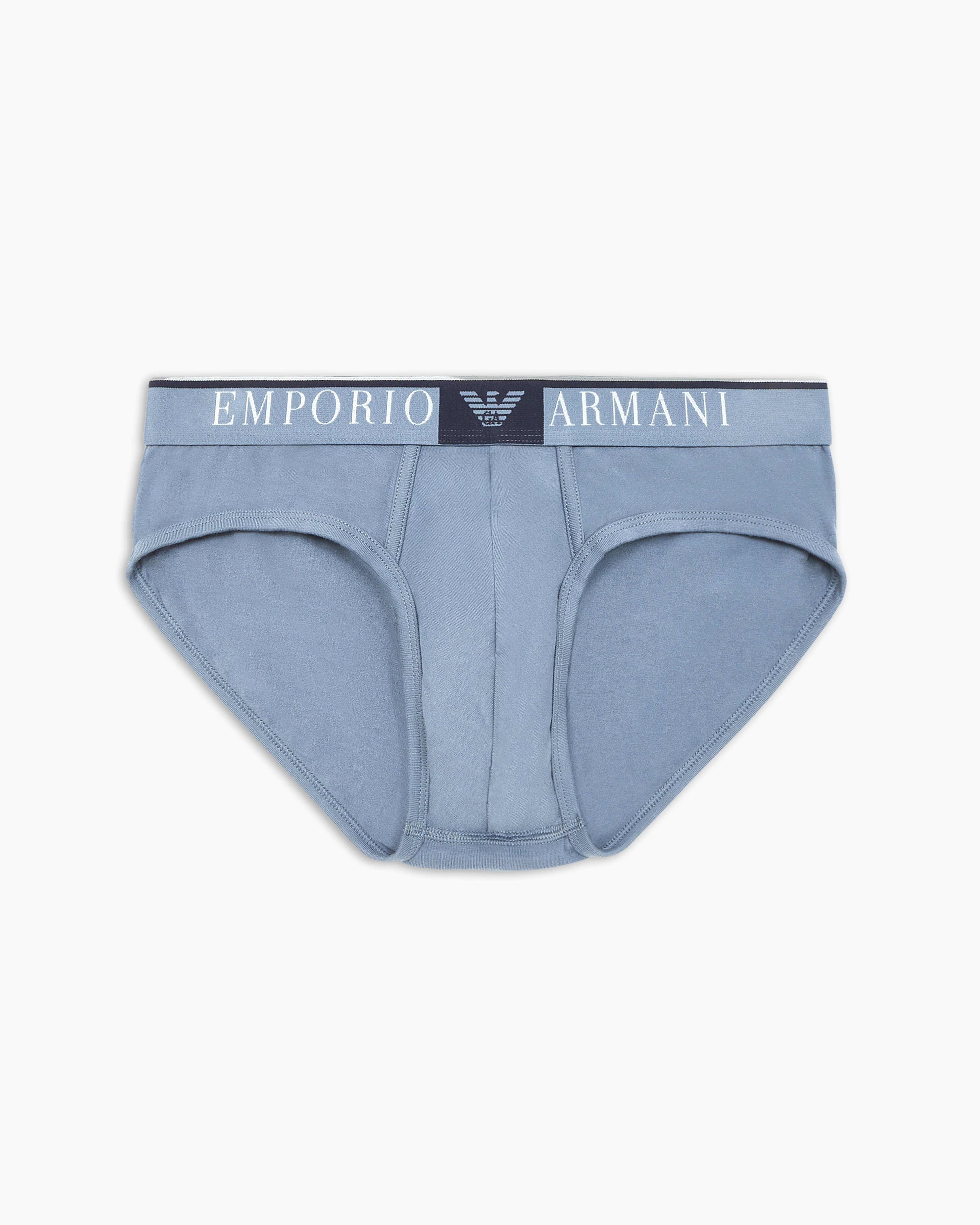 EMPORIO ARMANI ASV SLIP AUS BIO-BAUMWOLLE MIT ADLER-LOGO 