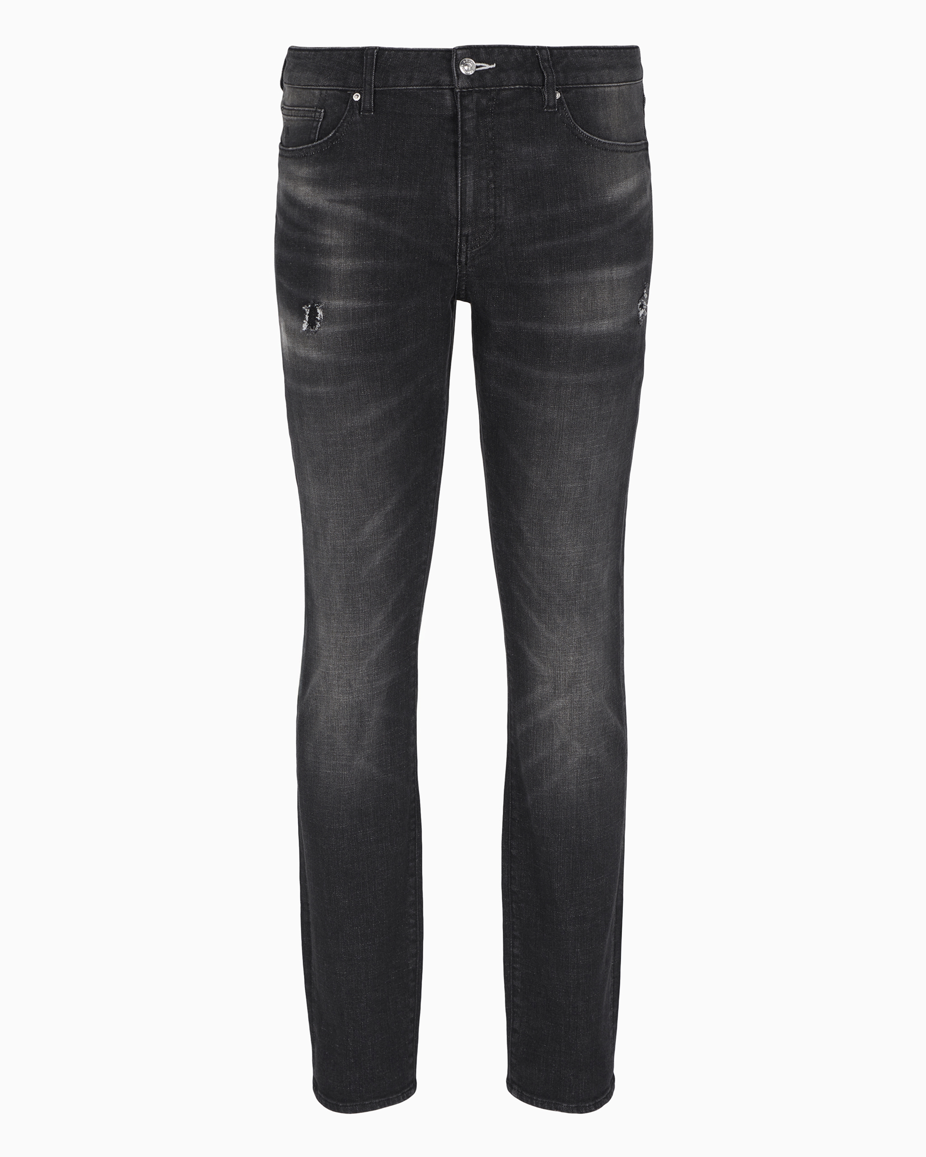 Armani Exchange Official Store Skinny Jeans In Black