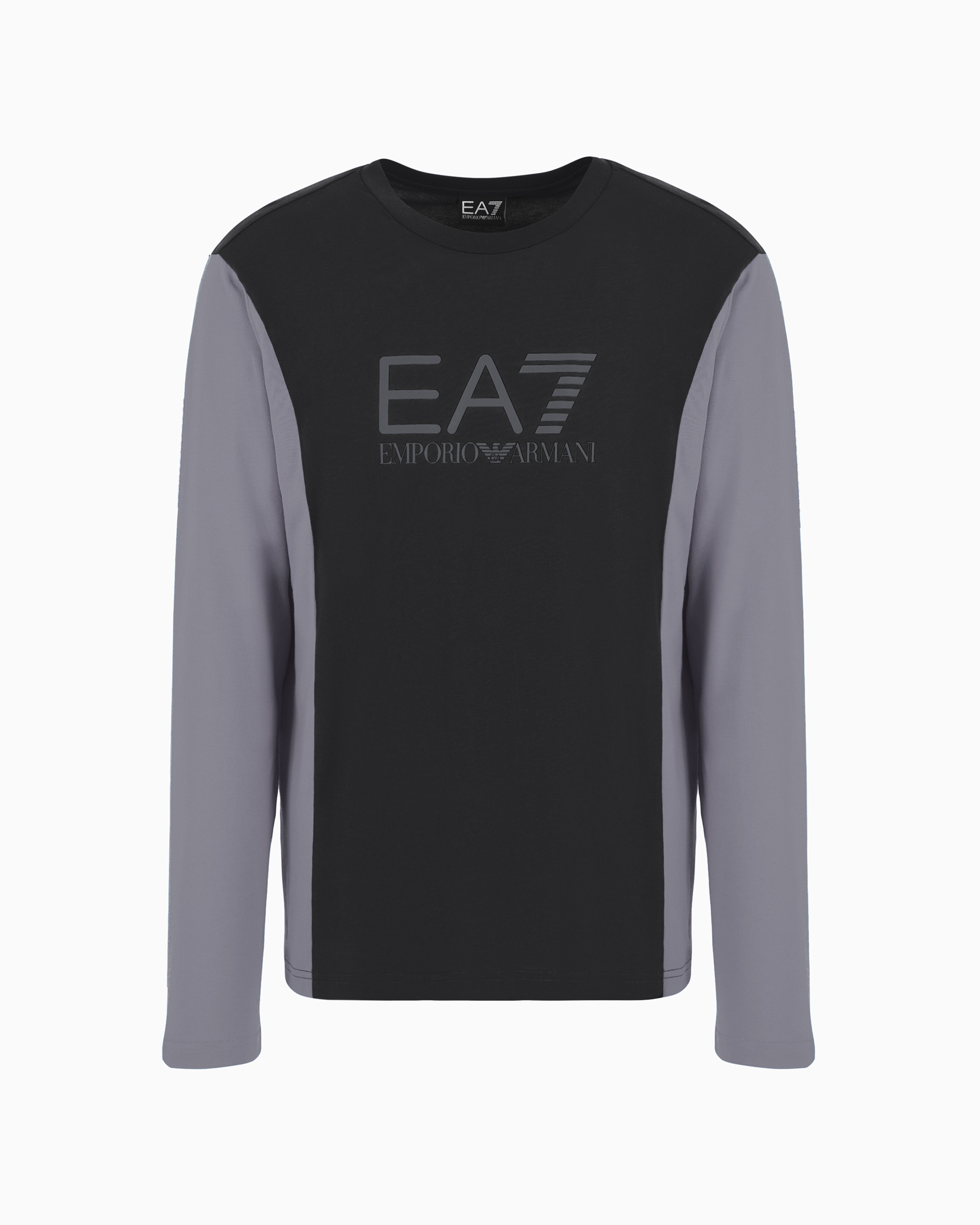 Ea7 Emporio Armani Logo Sweatshirt Black In Black