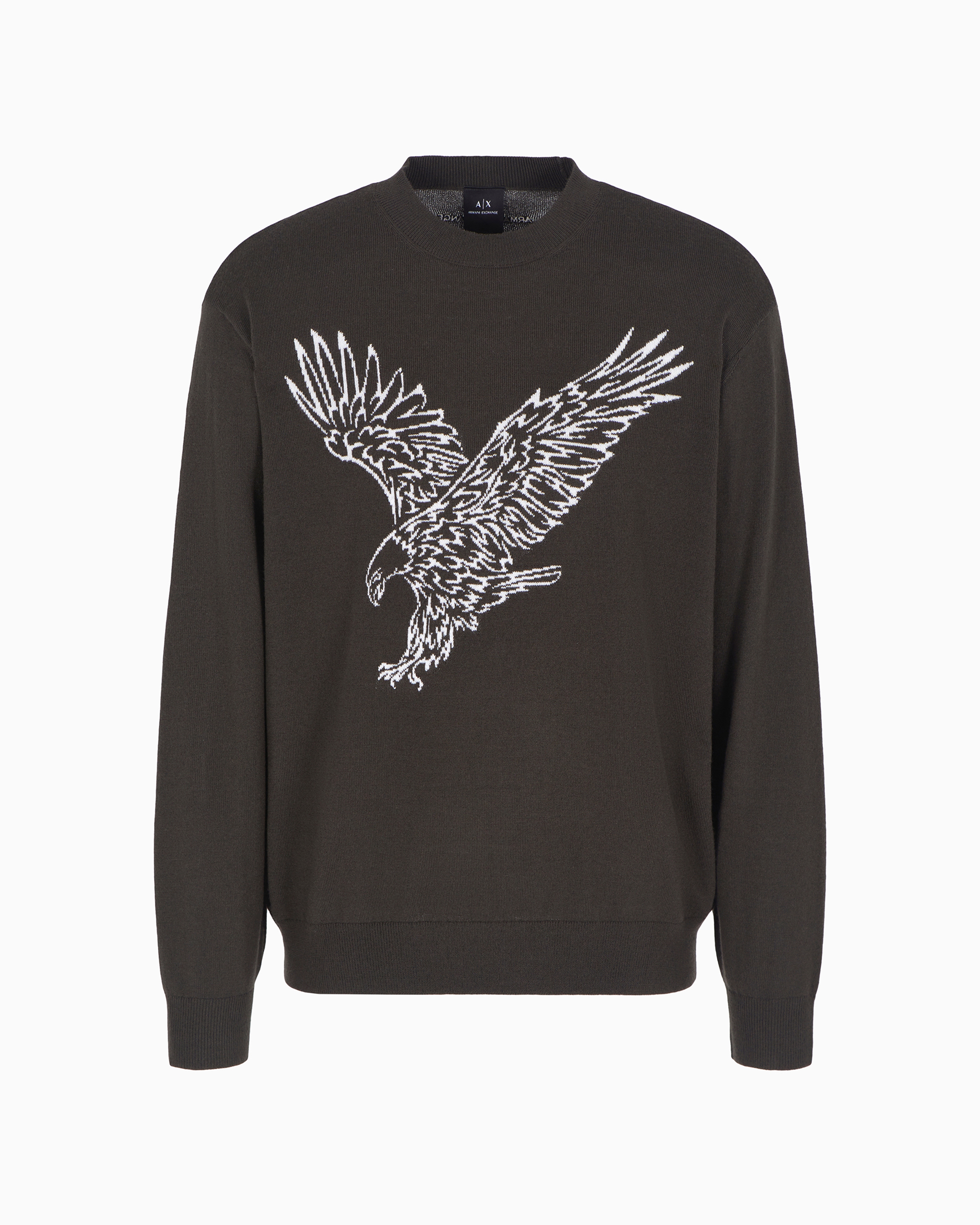 ARMANI JEANS BIRD PATTERN SWEATSHIRT