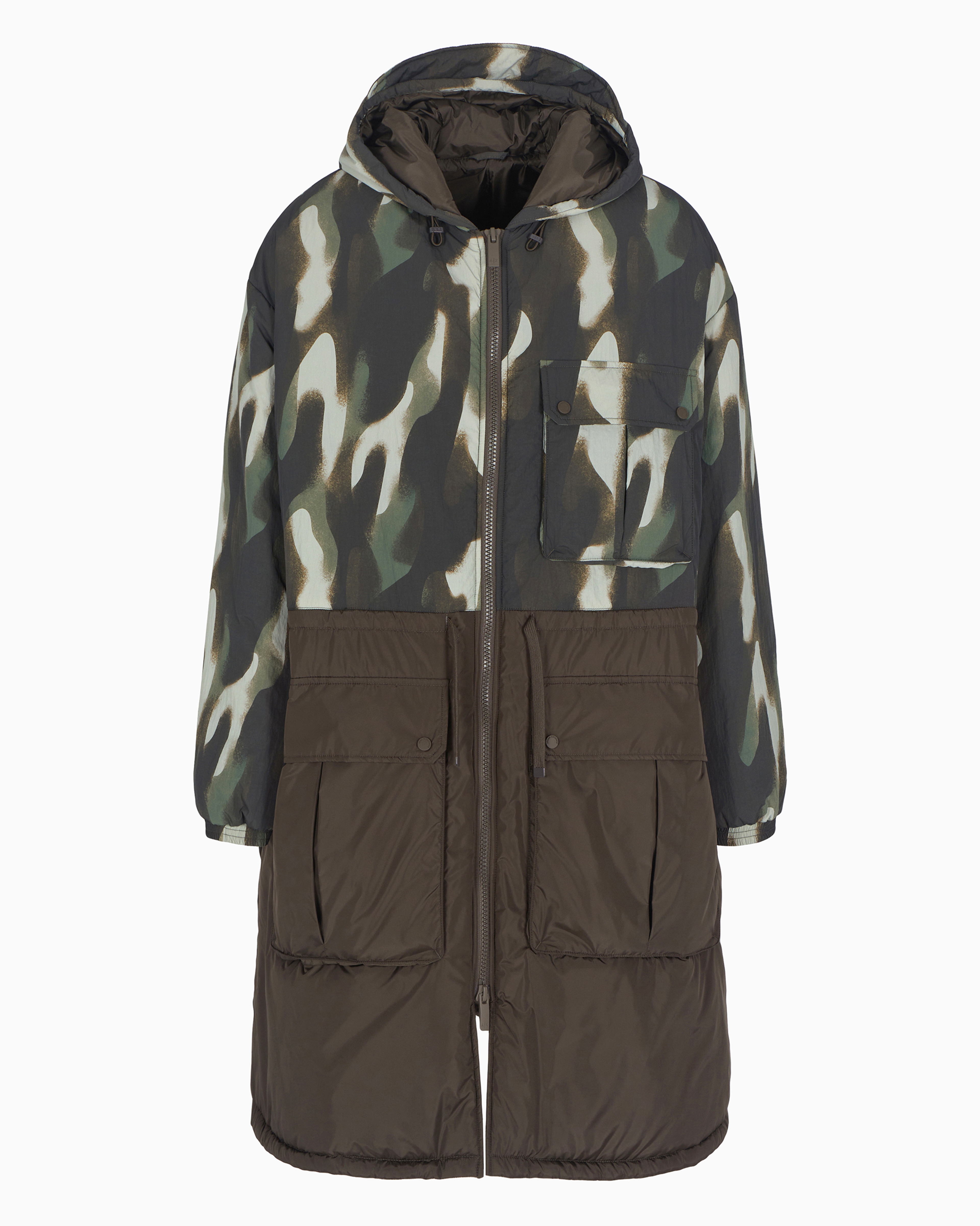 Armani Exchange Official Store Down Jackets In Verde Scuro 1