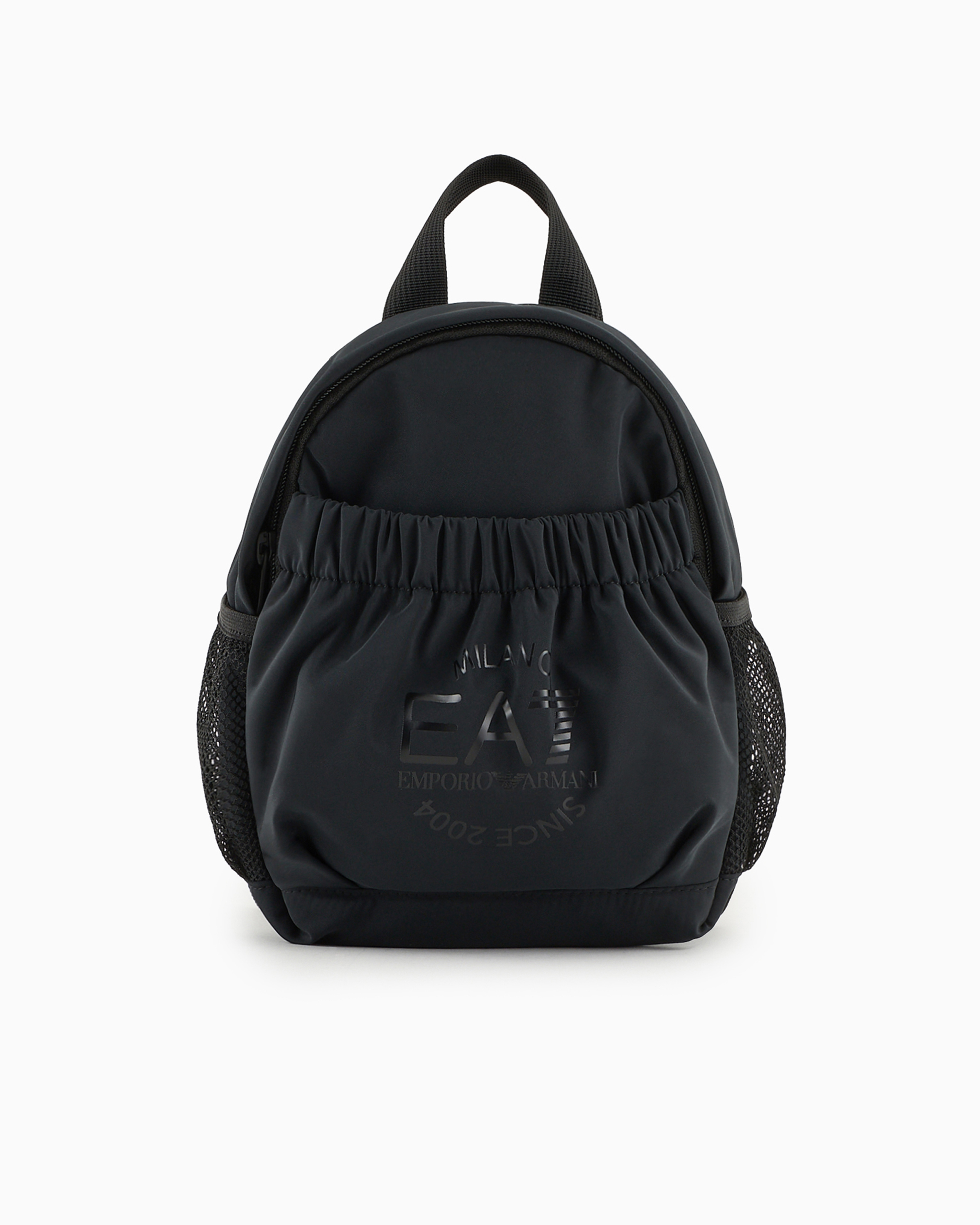 Ea7 Official Store Nylon Mini Backpack In Black