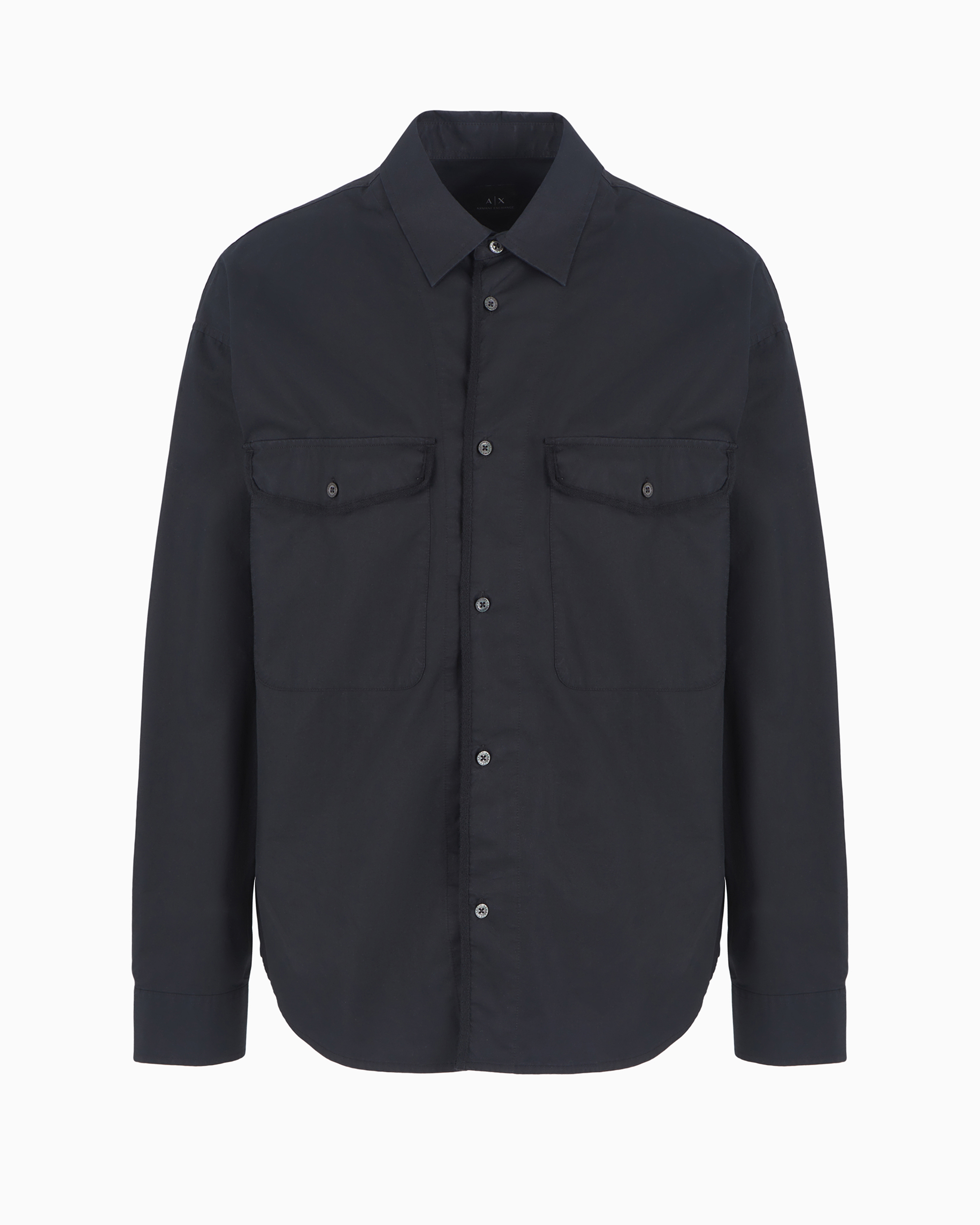 Armani Exchange Official Store Casual Shirts In Black