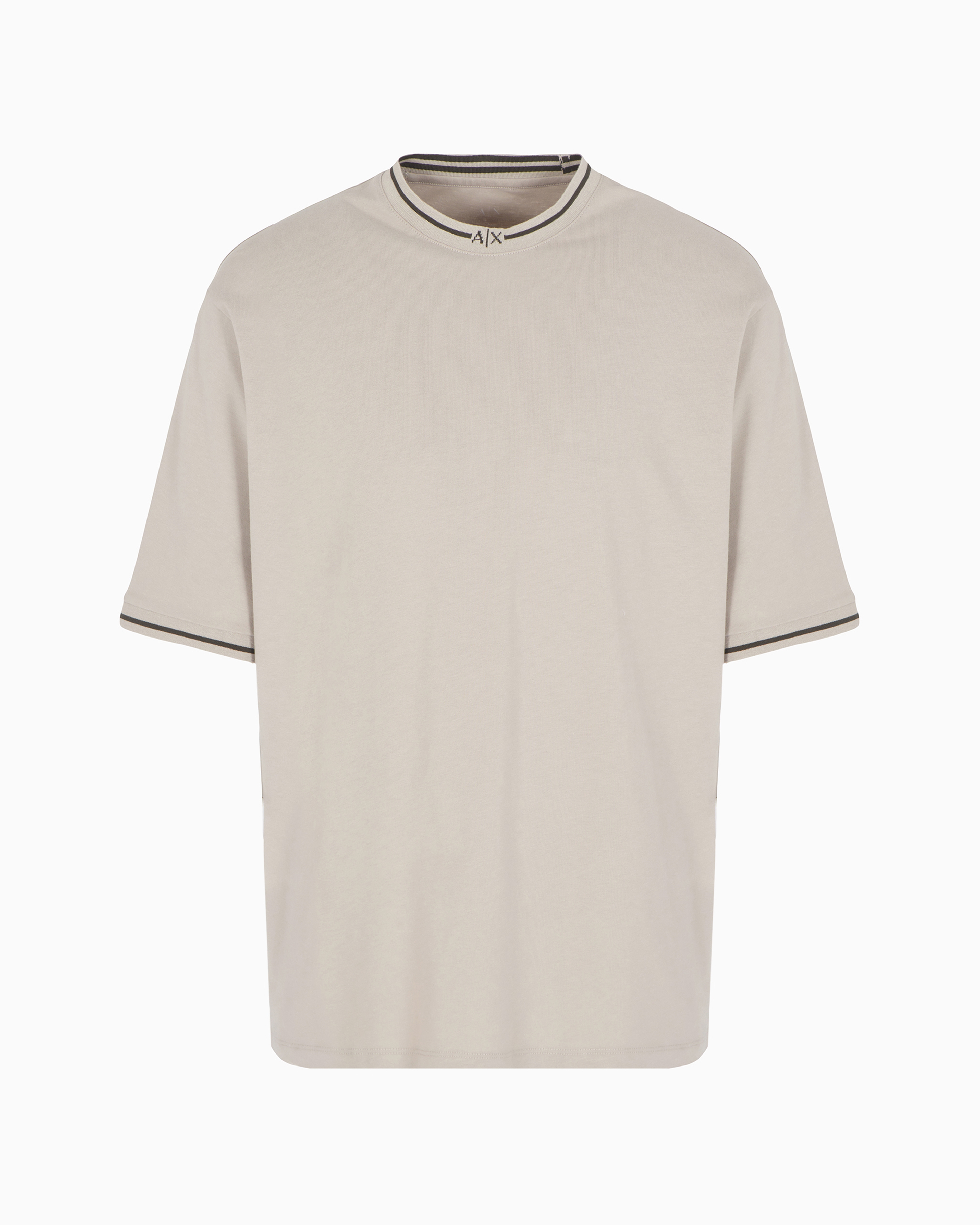 Armani Exchange Official Store Relaxed Fit T-shirts In Beige