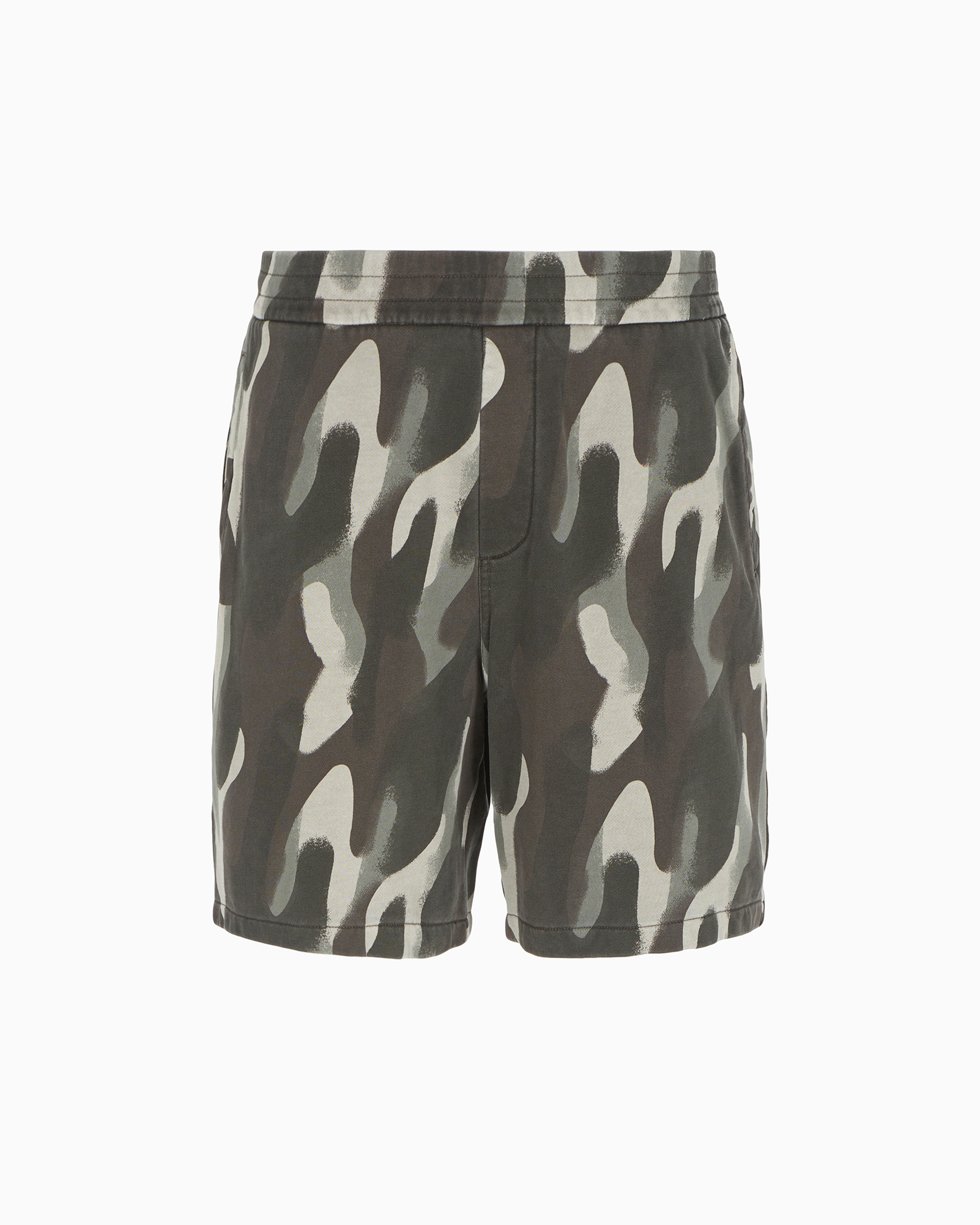 Armani Exchange Official Store Shorts In Verde Scuro 1