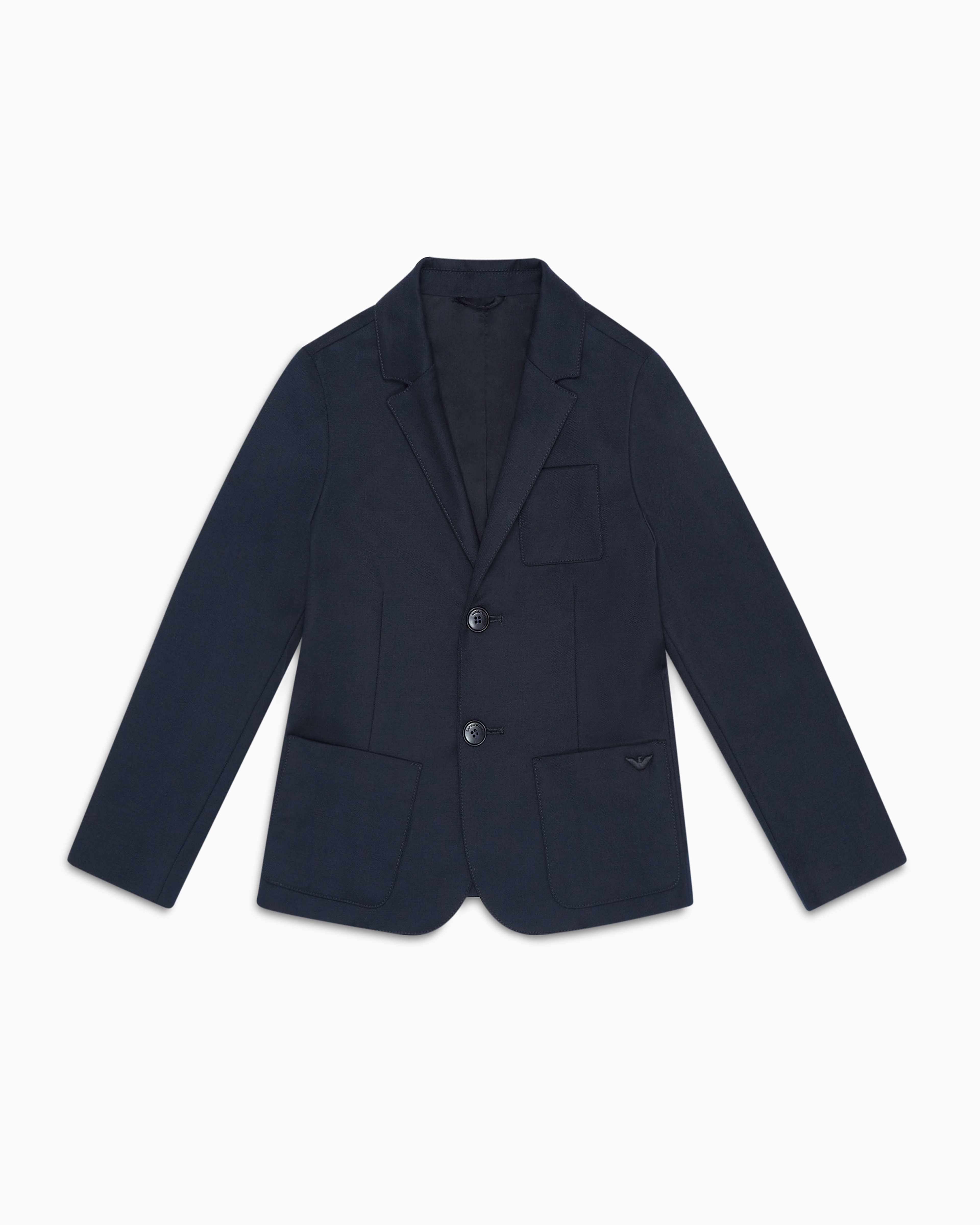 EMPORIO ARMANI SINGLE-BREASTED CORDUROY JACKET 