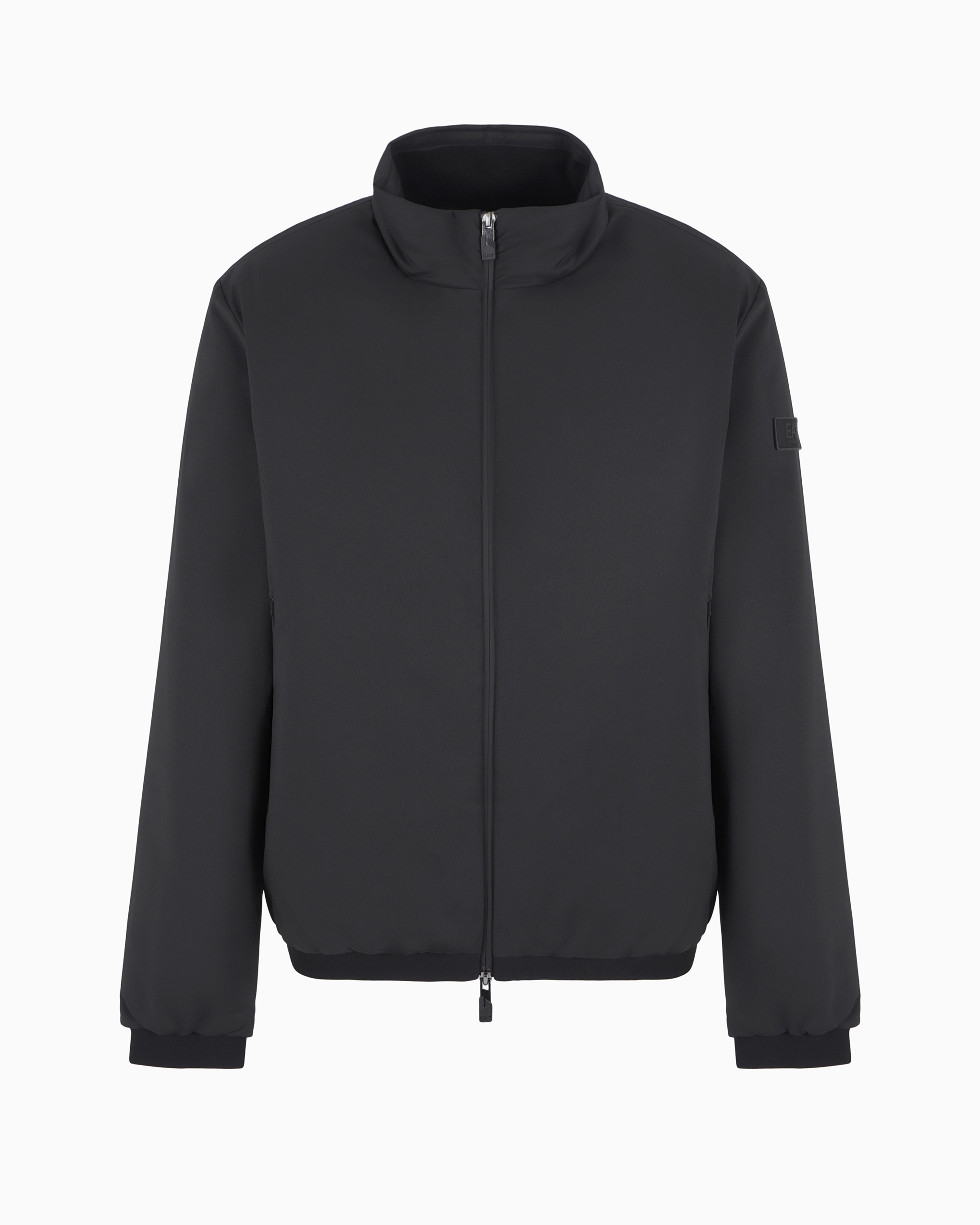 Ea7 Recycled-fabric Padded Jacket In Black