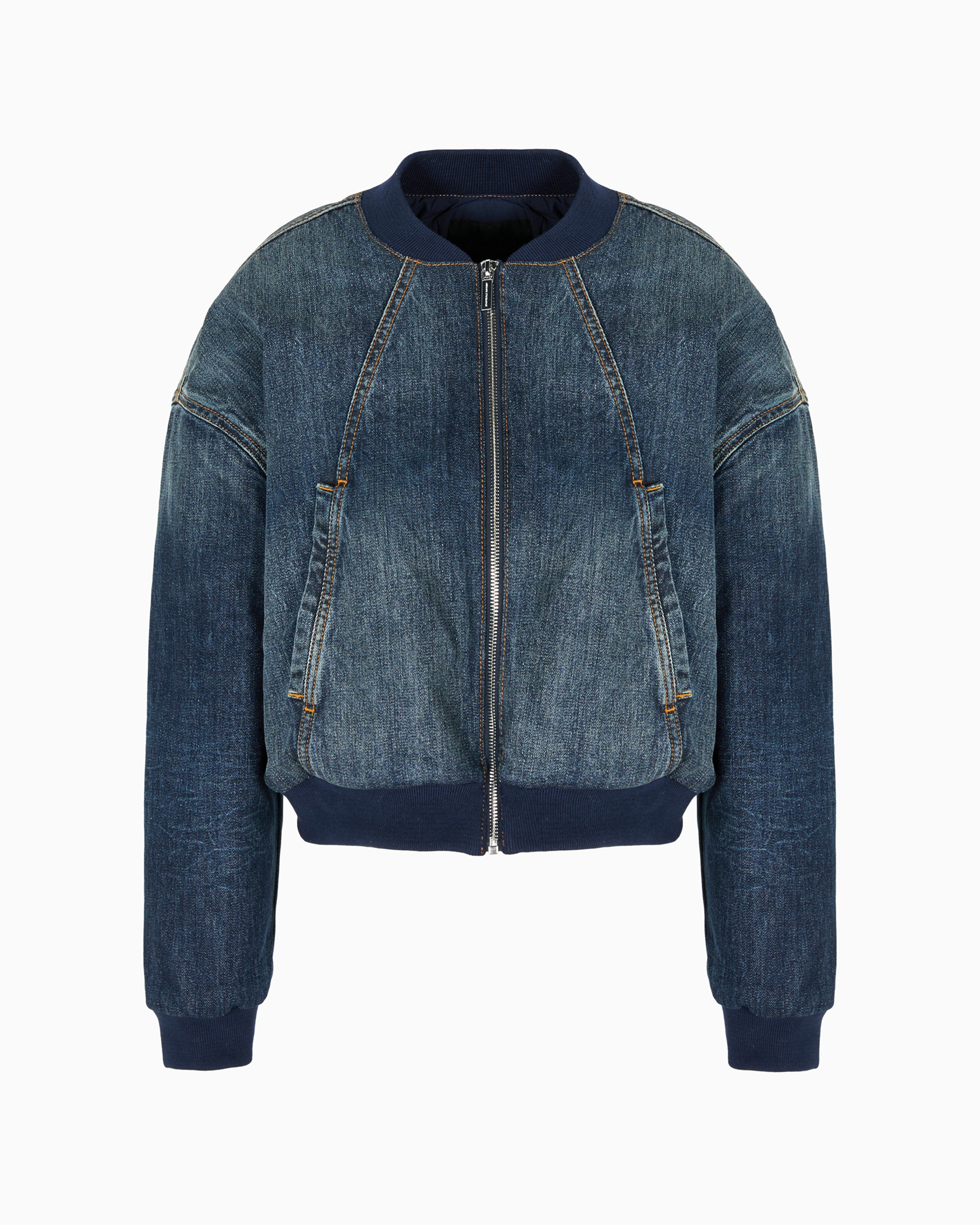 Armani Exchange Official Store Denim Jackets In Dark Blue