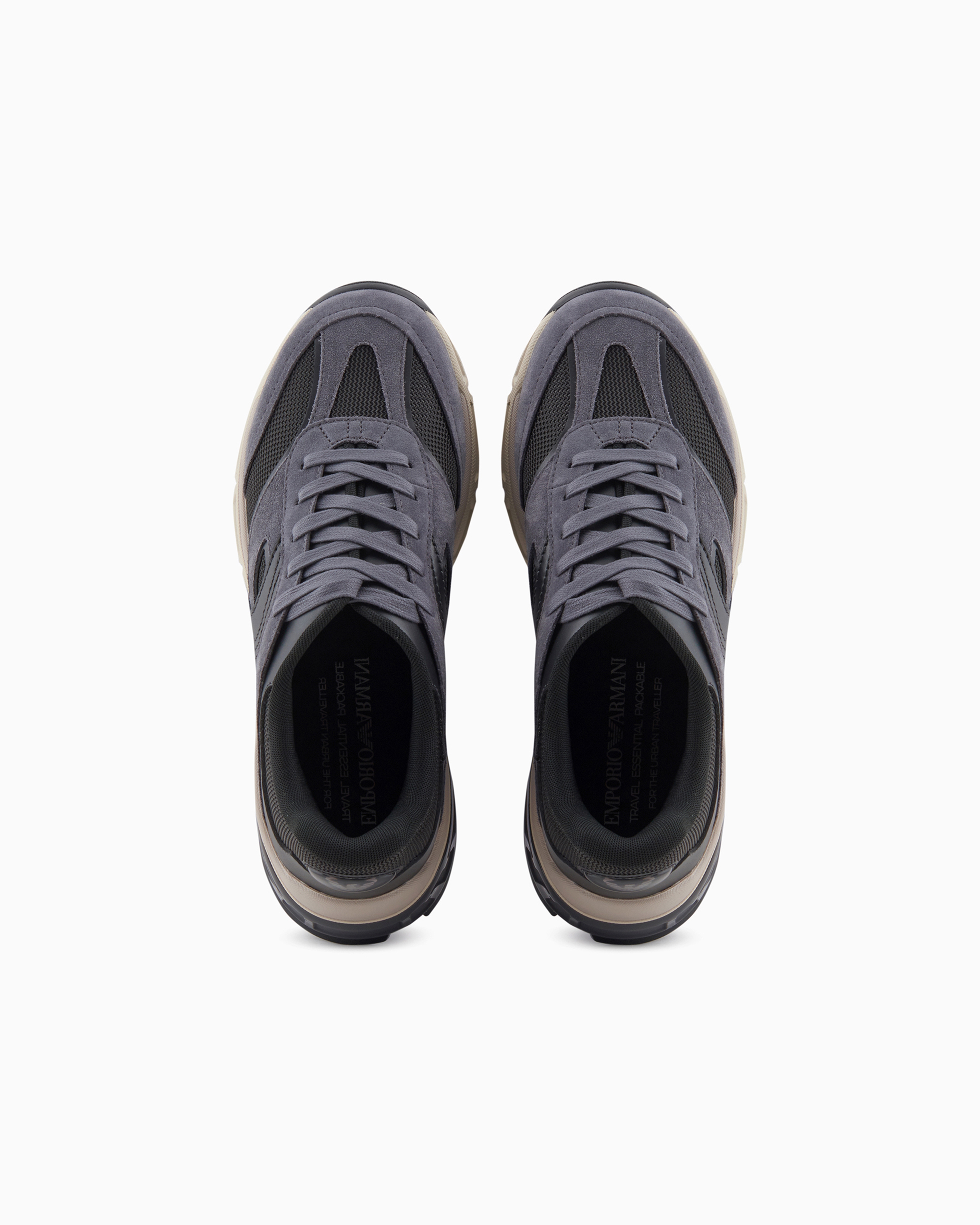 Emporio Armani◆トラベルエッセンシャルメッシュスニーカー 2色 Emporio Armani◇トラベルエッセンシャルメッシュスニーカー 2色