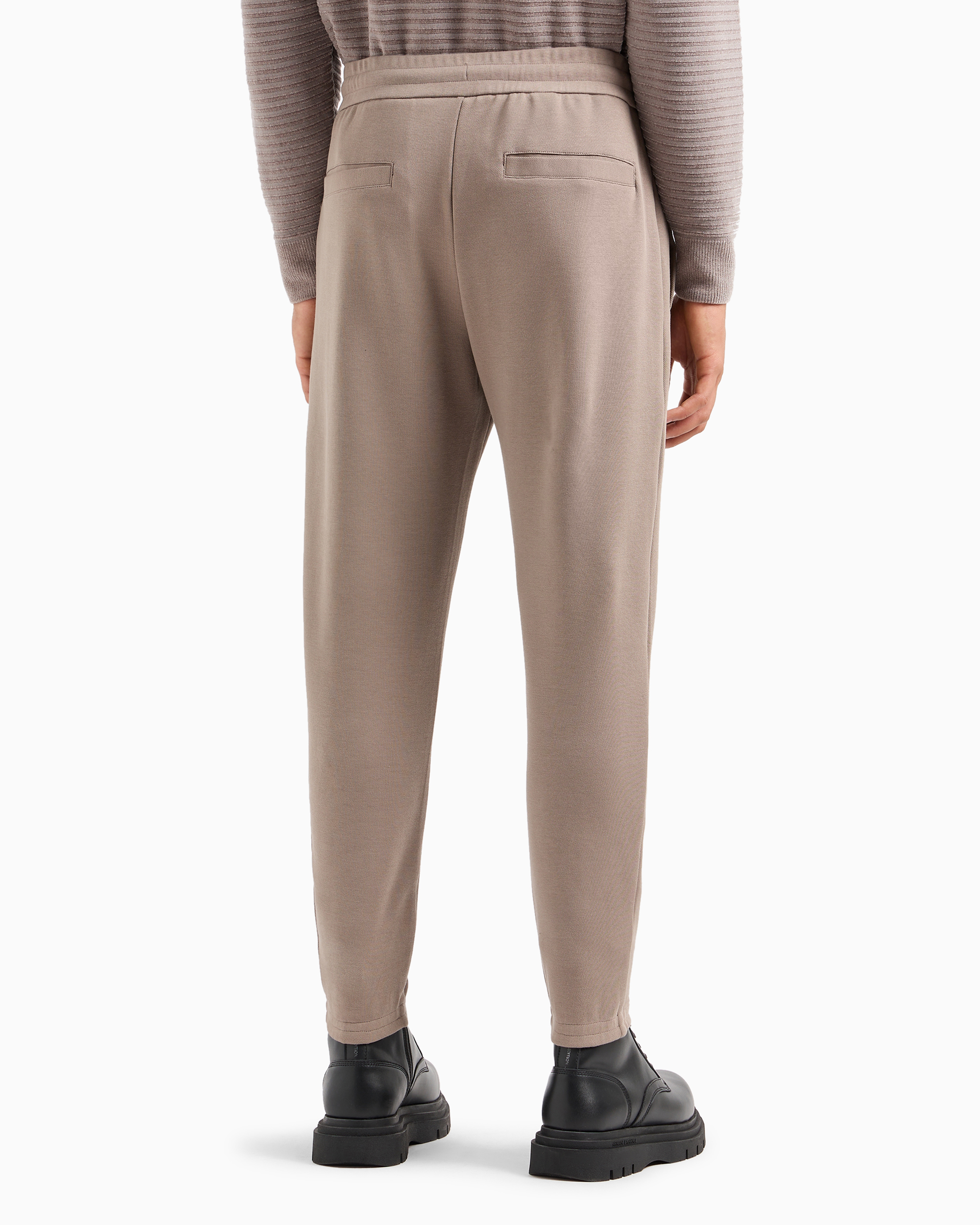 ARMANI EXCHANGE TROUSERS IN FLOWING FABRIC 