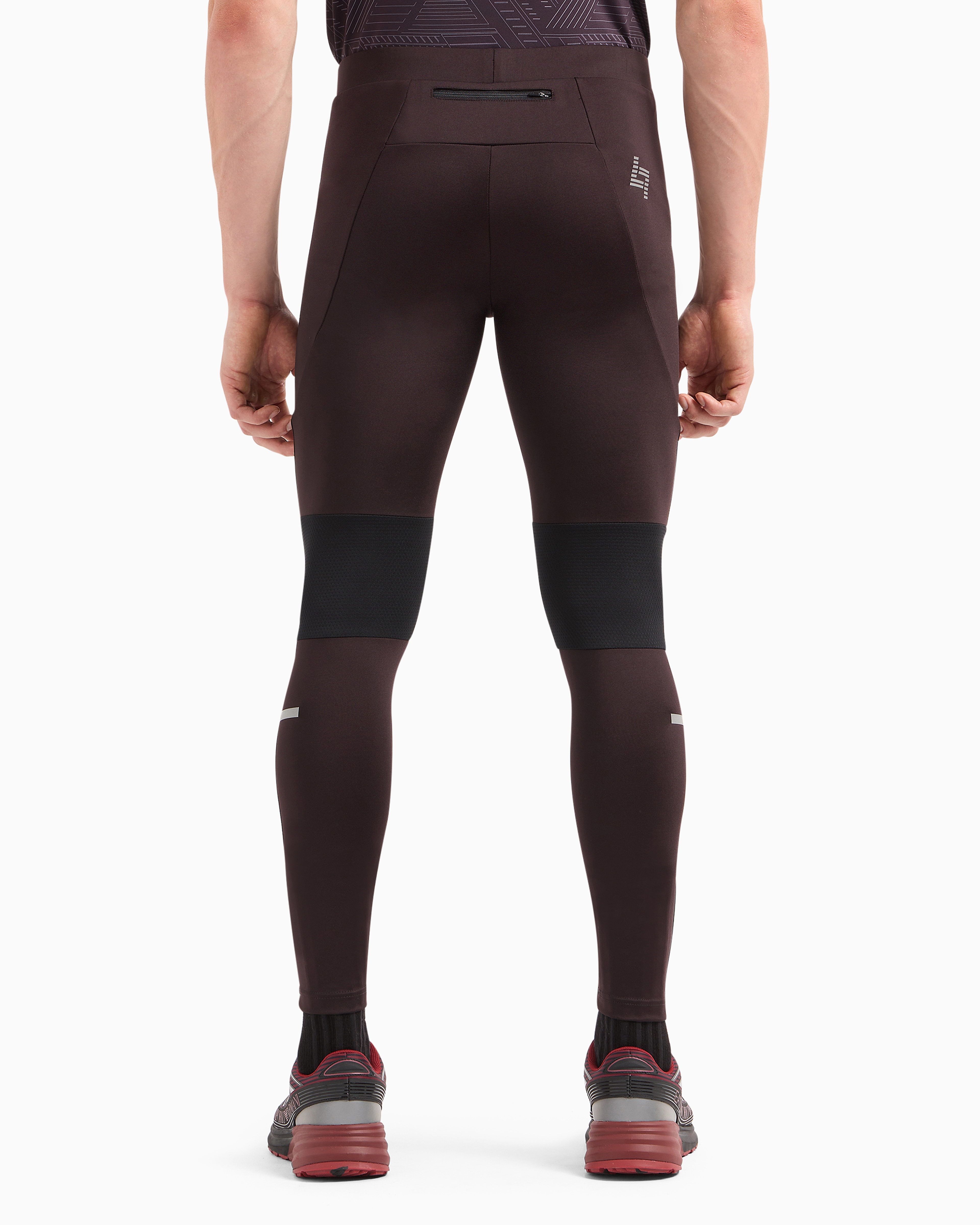 Ea7 Dynamic Athlete Leggings In Vigor7 Technical Fabric In Black