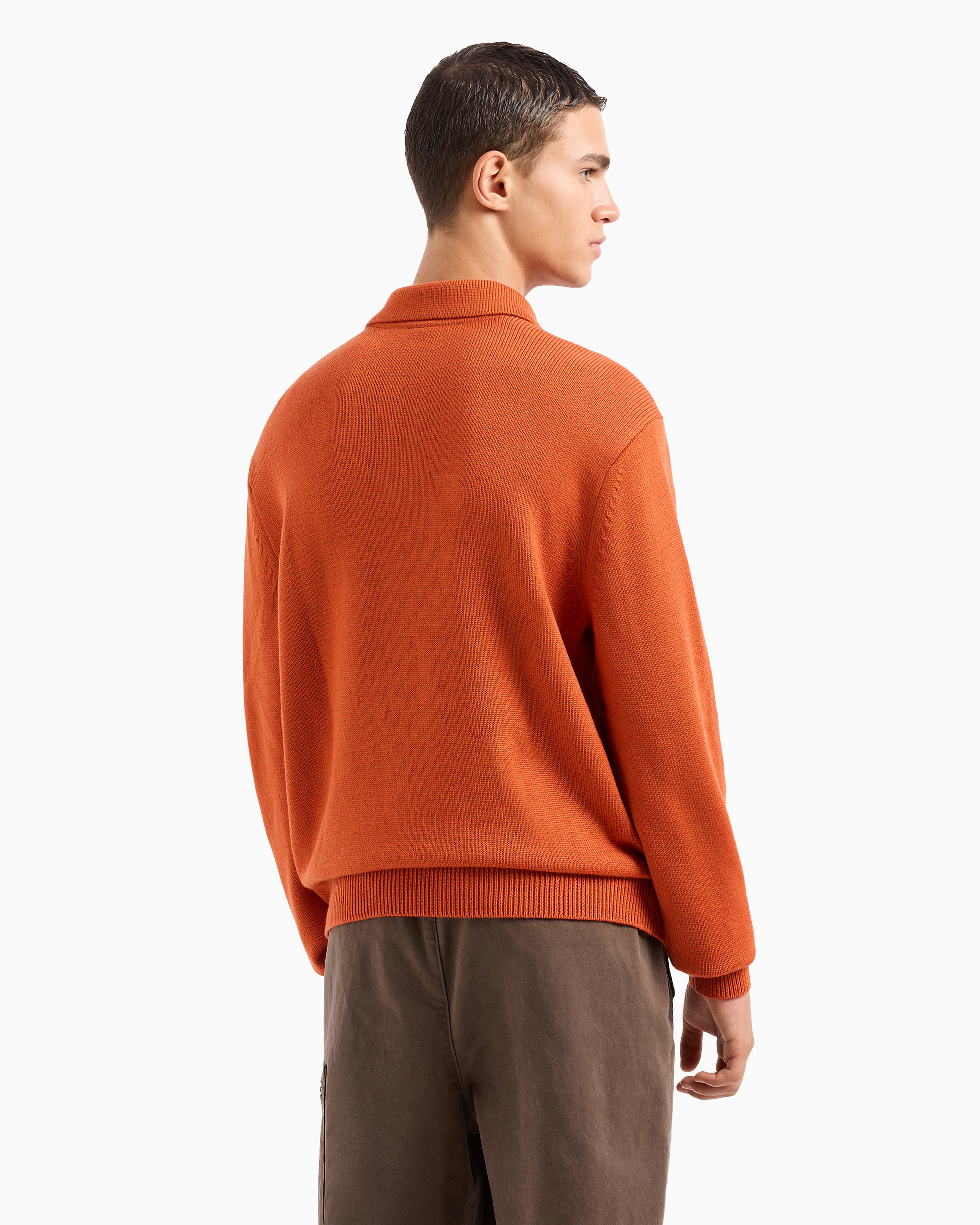 【RECTO】FUR COLLAR VIRGIN WOOL BLEND JUMPER / 追跡付 RECTO】FUR COLLAR VIRGIN WOOL BLEND JUMPER / 追跡付