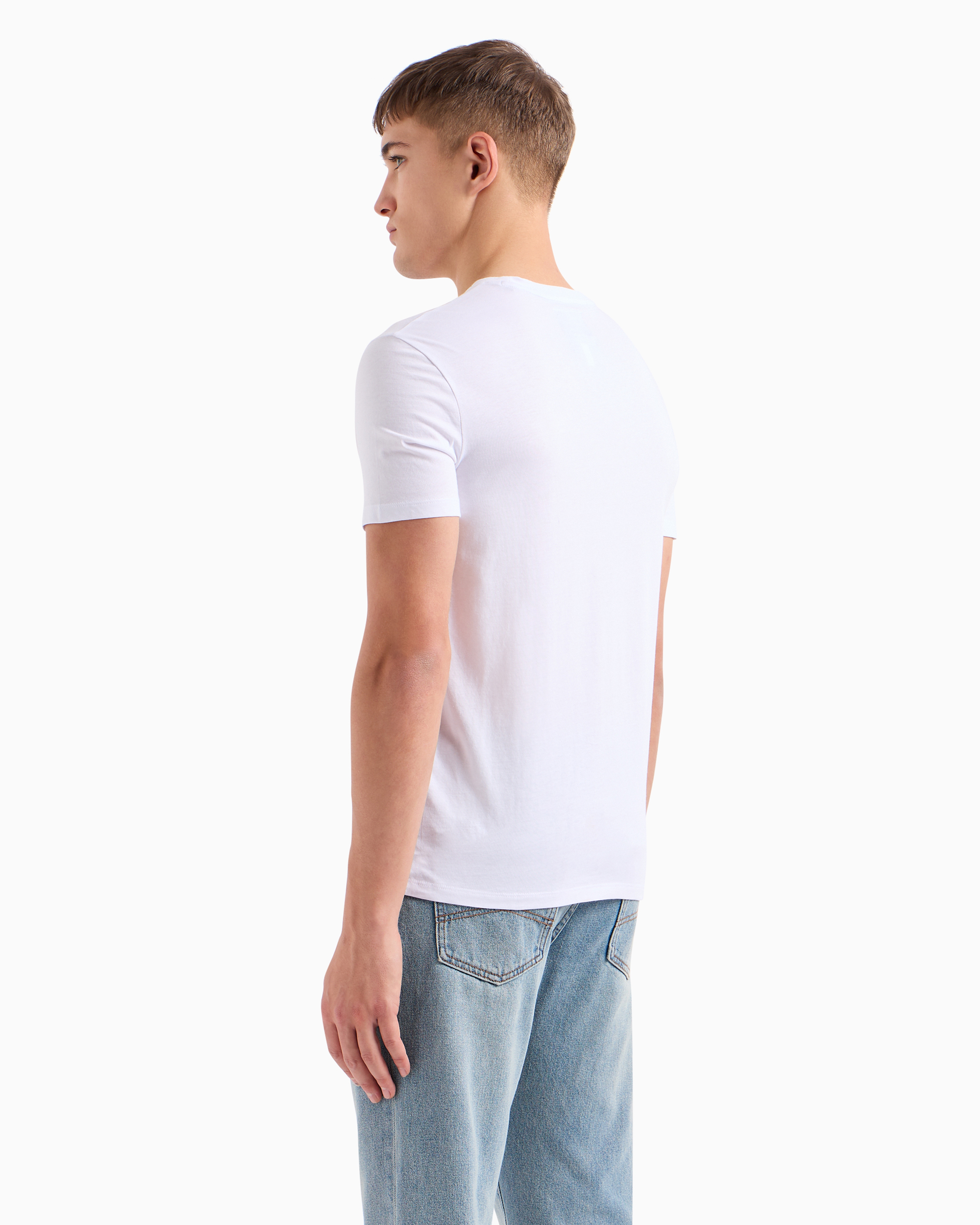 Regular fit jersey t-shirt | Armani Exchange