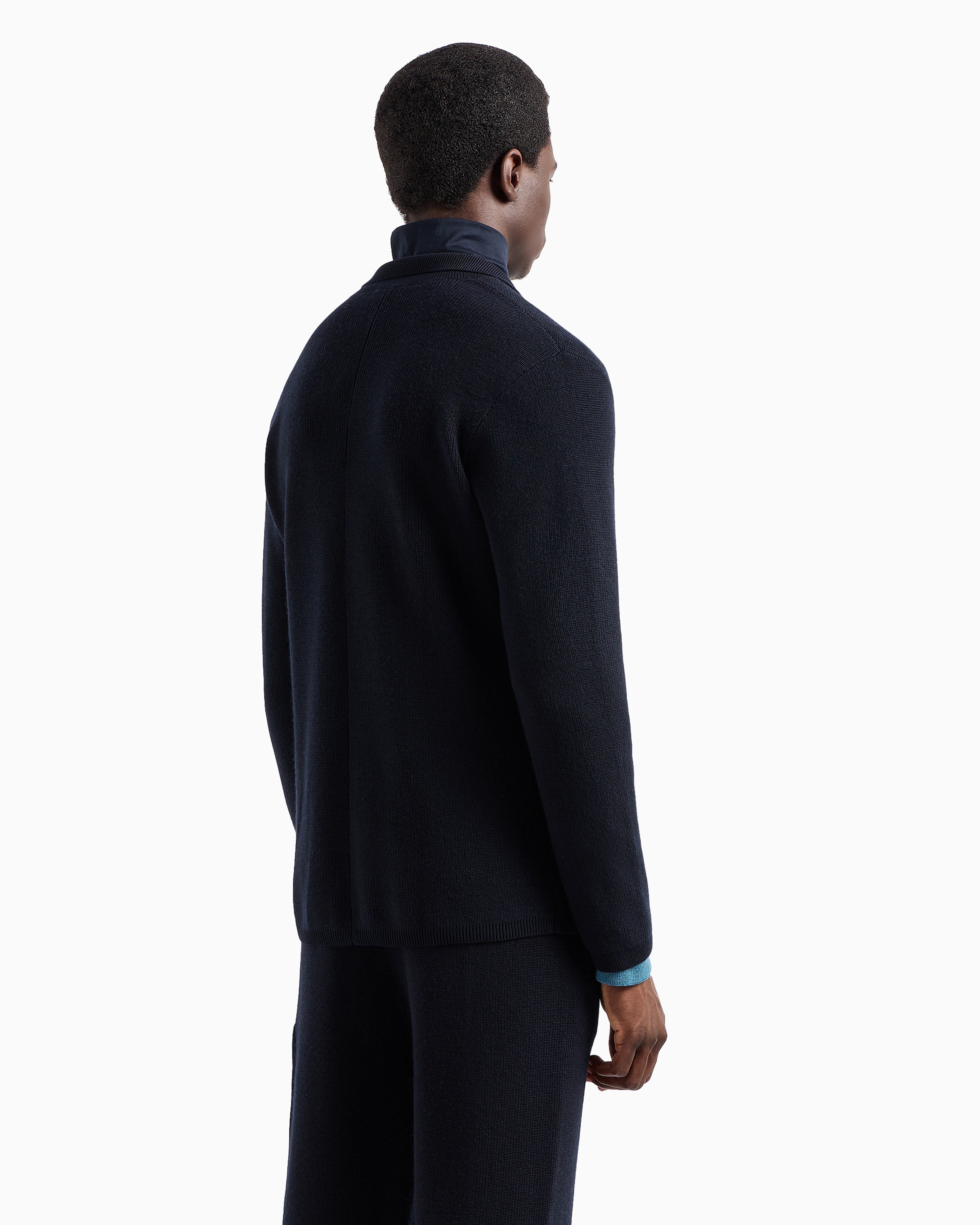 Emporio Armani ブラック フルジップフーディ XXL セットアップ undefined