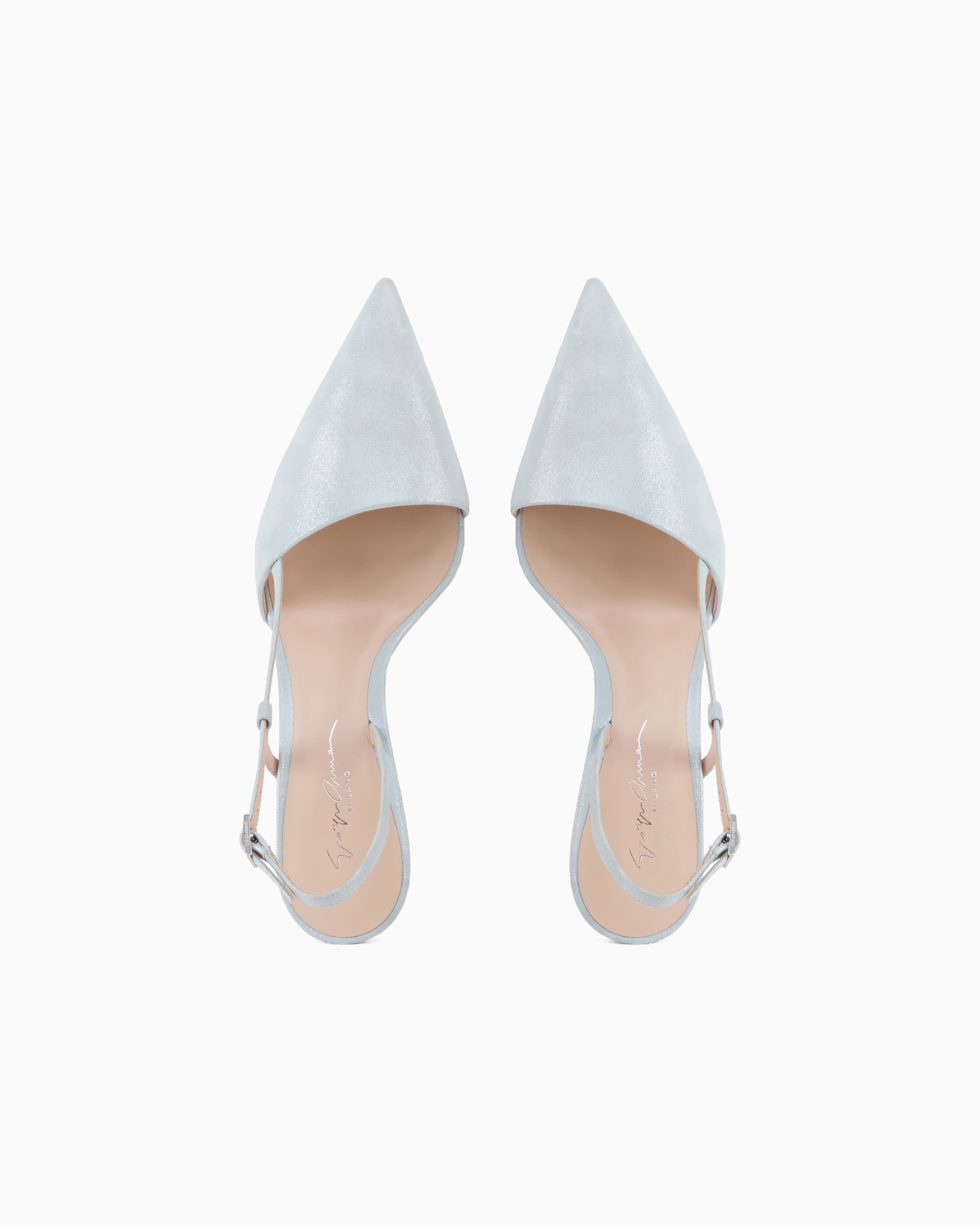 Giorgio Armani Official Store Heels In Azure