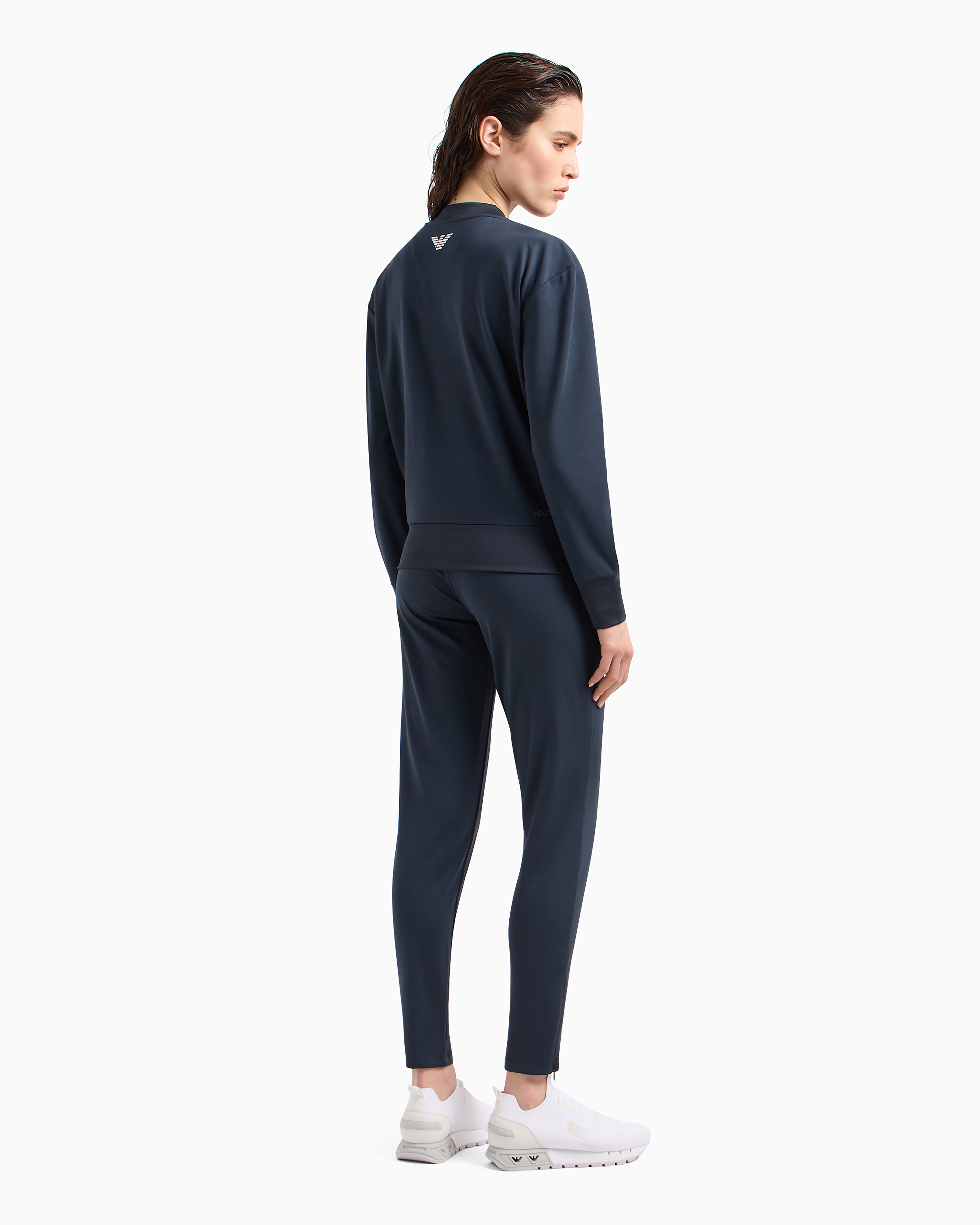 Shop Ea7 Tennis Pro Tracksuit In Ventus7 Technical Fabric In Navy Blue