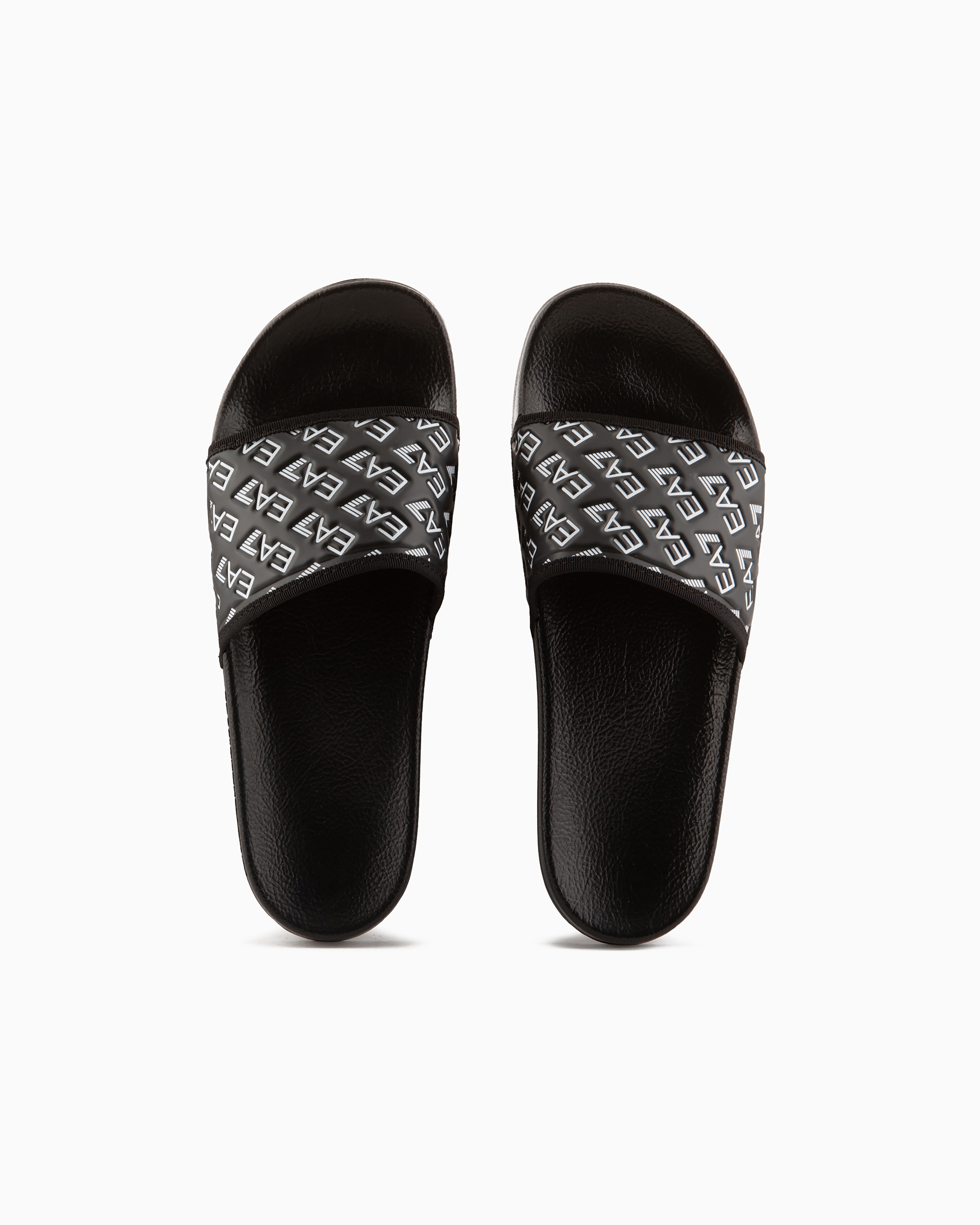 【EMPORIO ARMANI】ロゴ デザイン フラット スライド サンダル 370403116_3.jpg