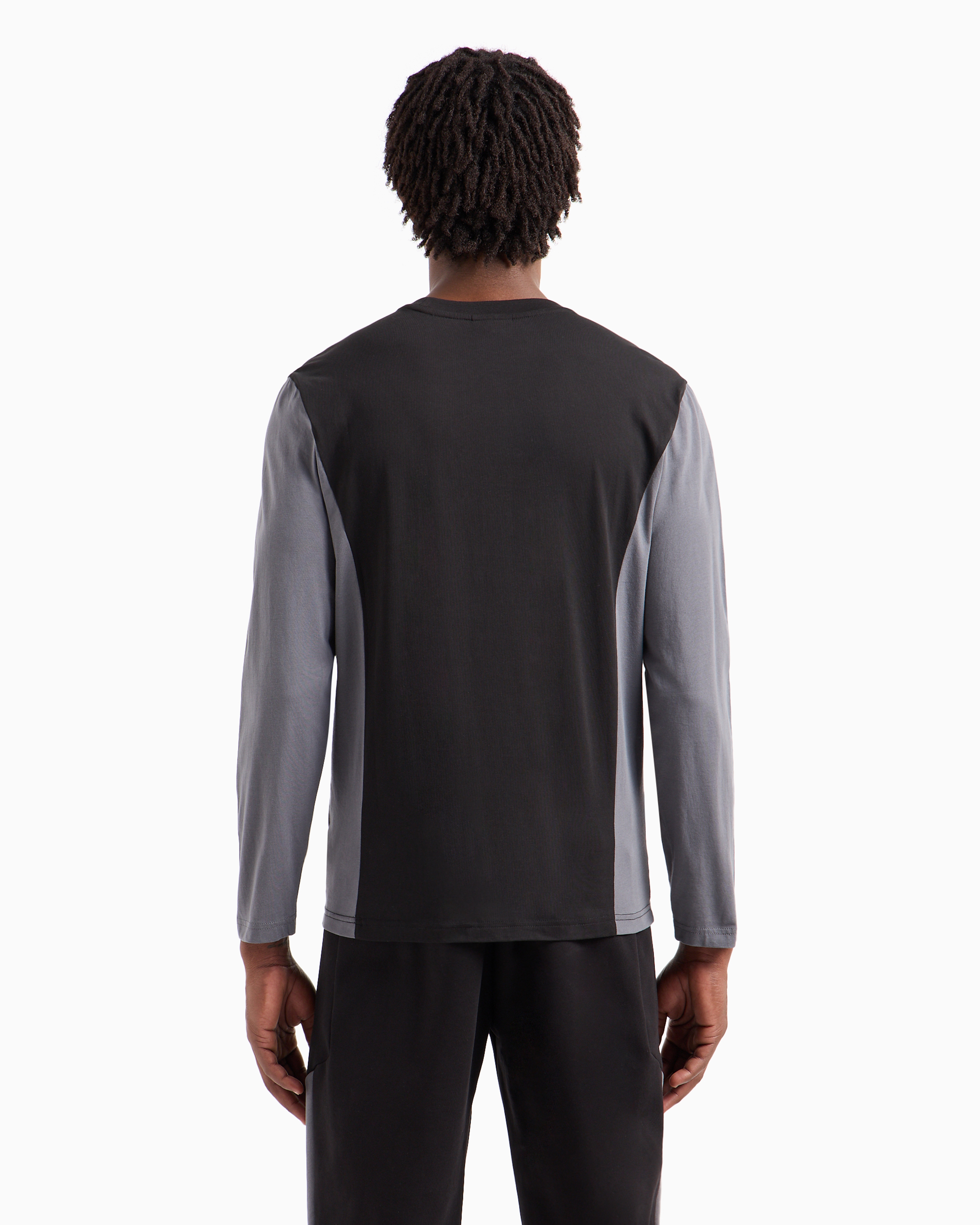 Ea7 Emporio Armani Logo Sweatshirt Black In Black
