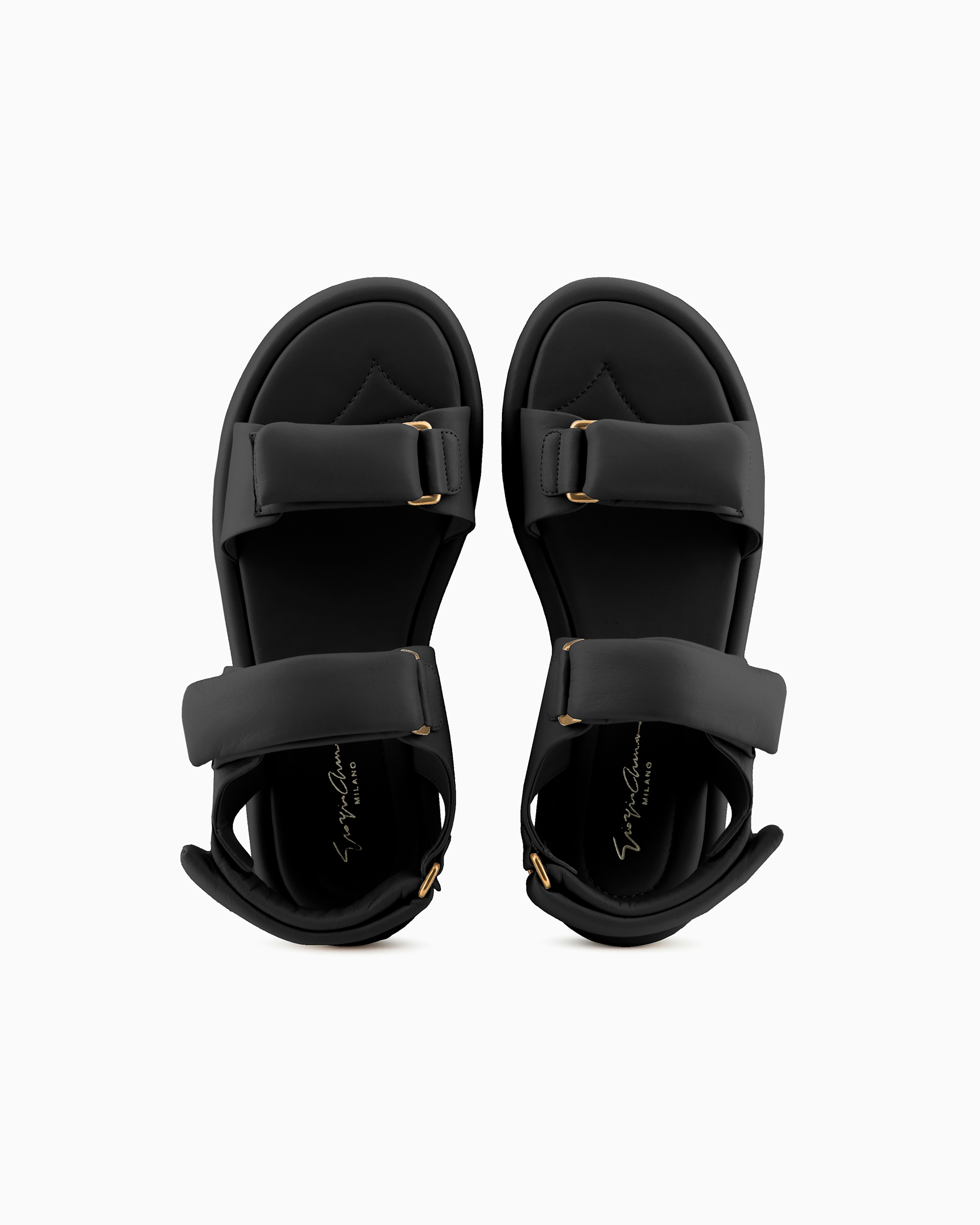 Giorgio Armani Official Store Sandals In Black