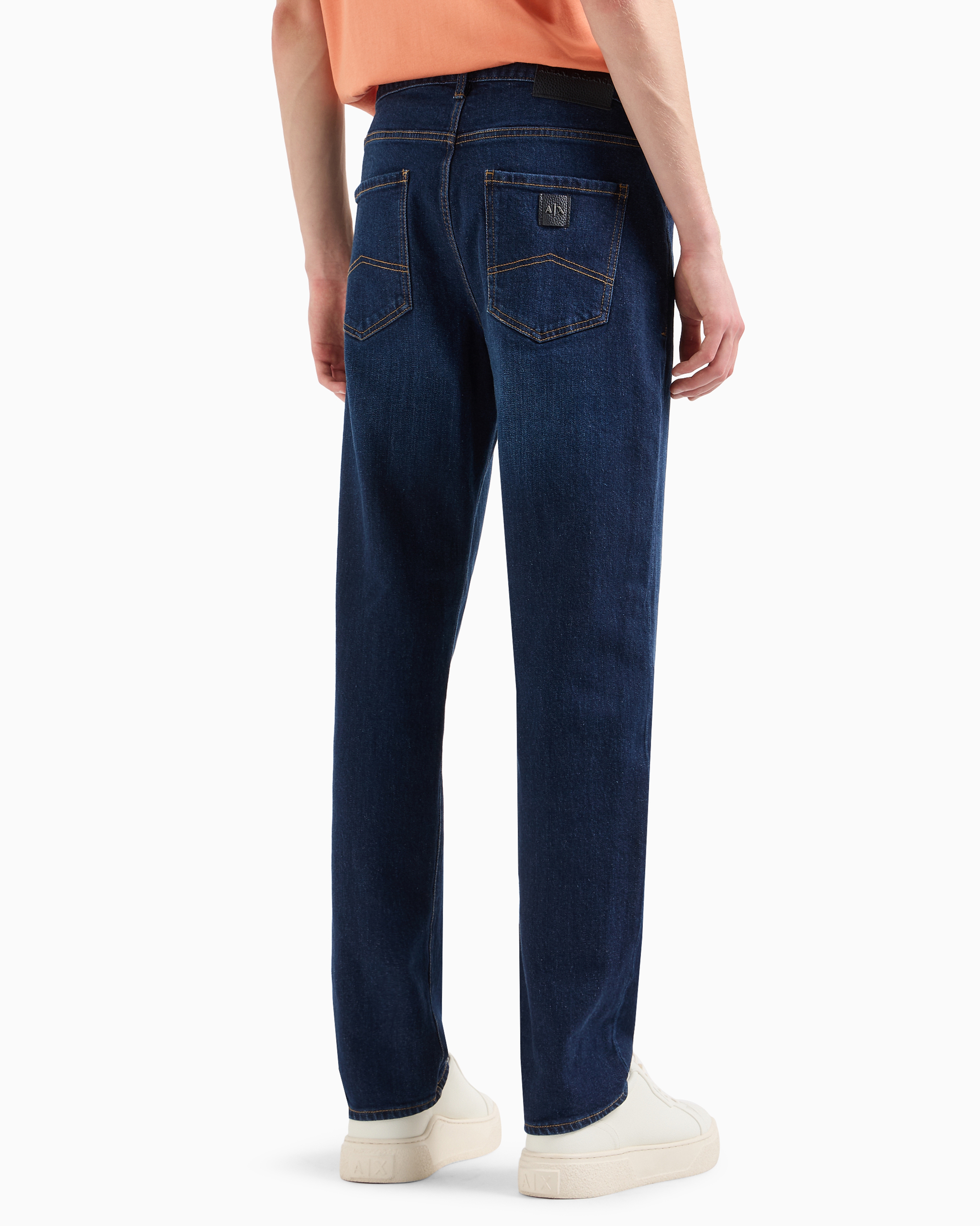 armani jeansダークブルー EMPORIO ARMANI Jeans Men's US 28 Blue Denim Faded Whiskered