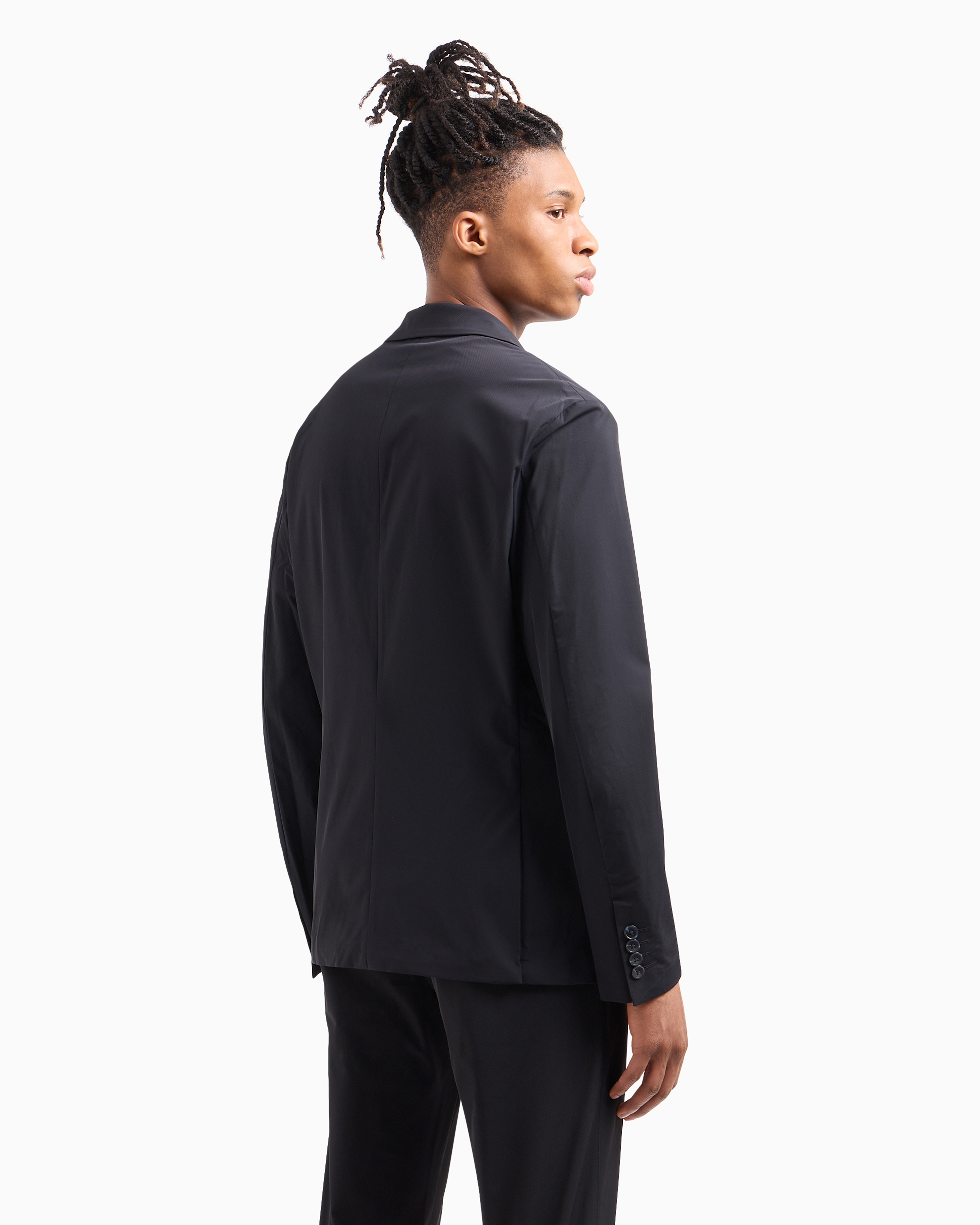 Armani Exchange Official Store Formal Jackets In Navy Blue