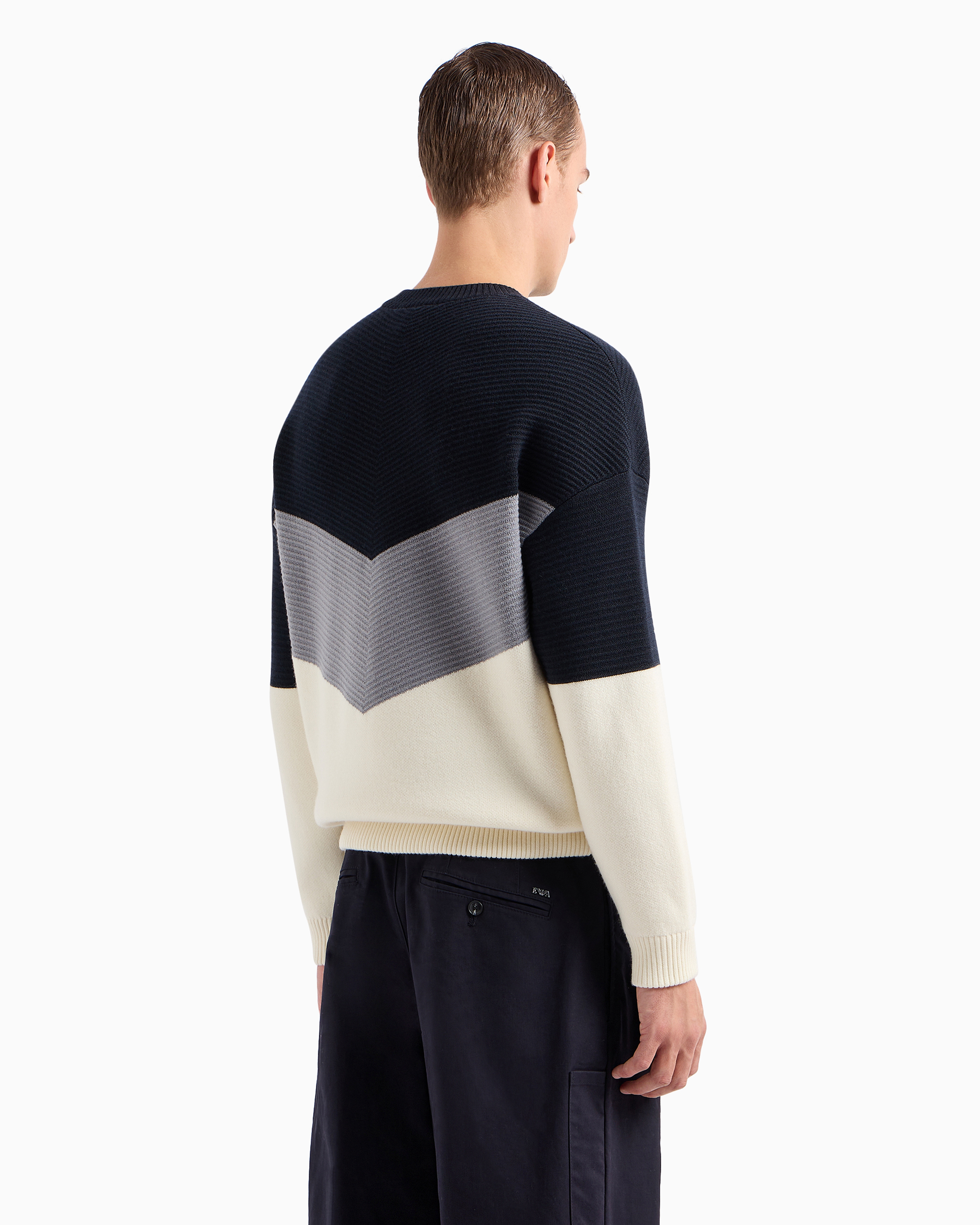 Emporio Armani Official Store Sweaters In Pattern