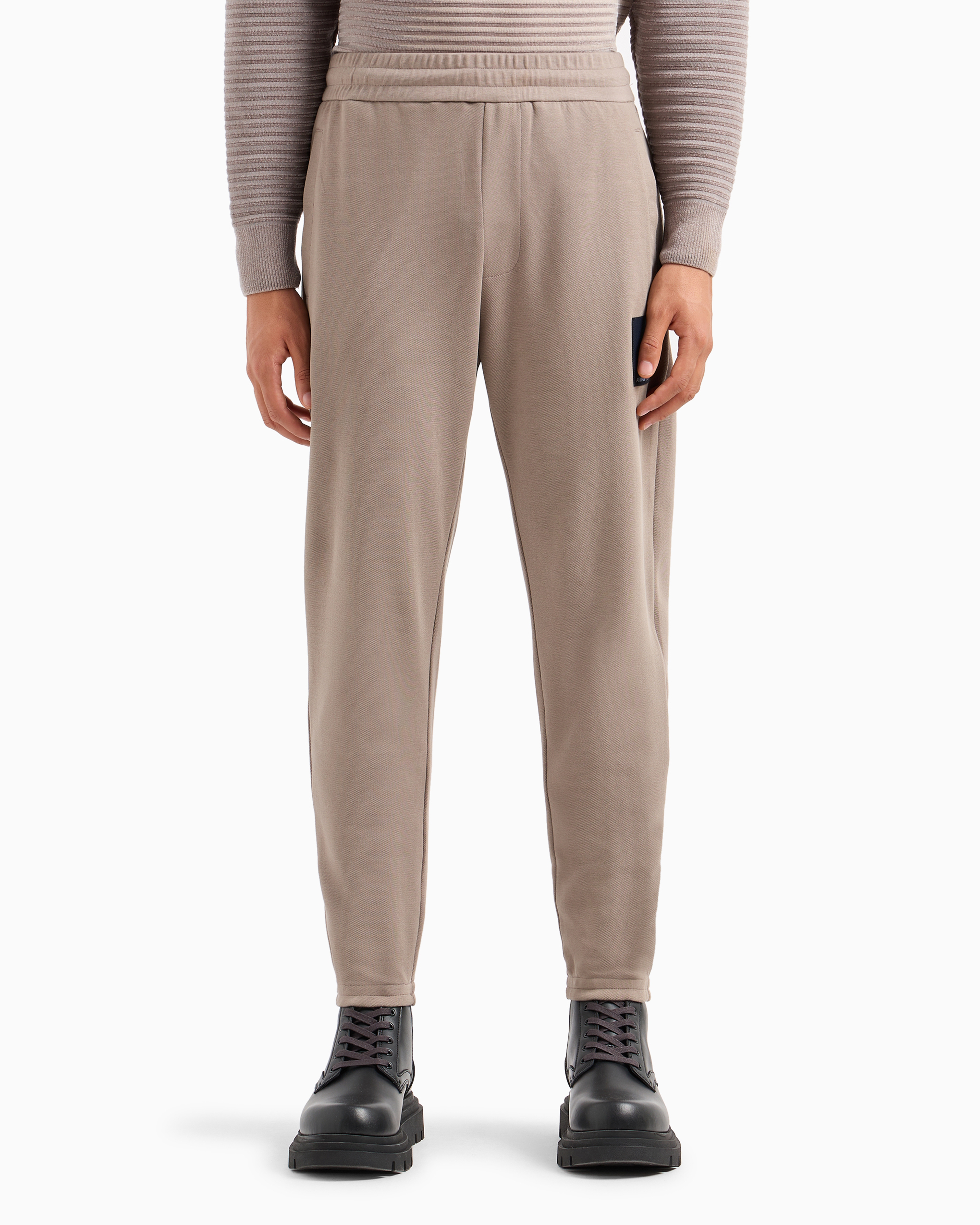 ARMANI EXCHANGE TROUSERS IN FLOWING FABRIC 