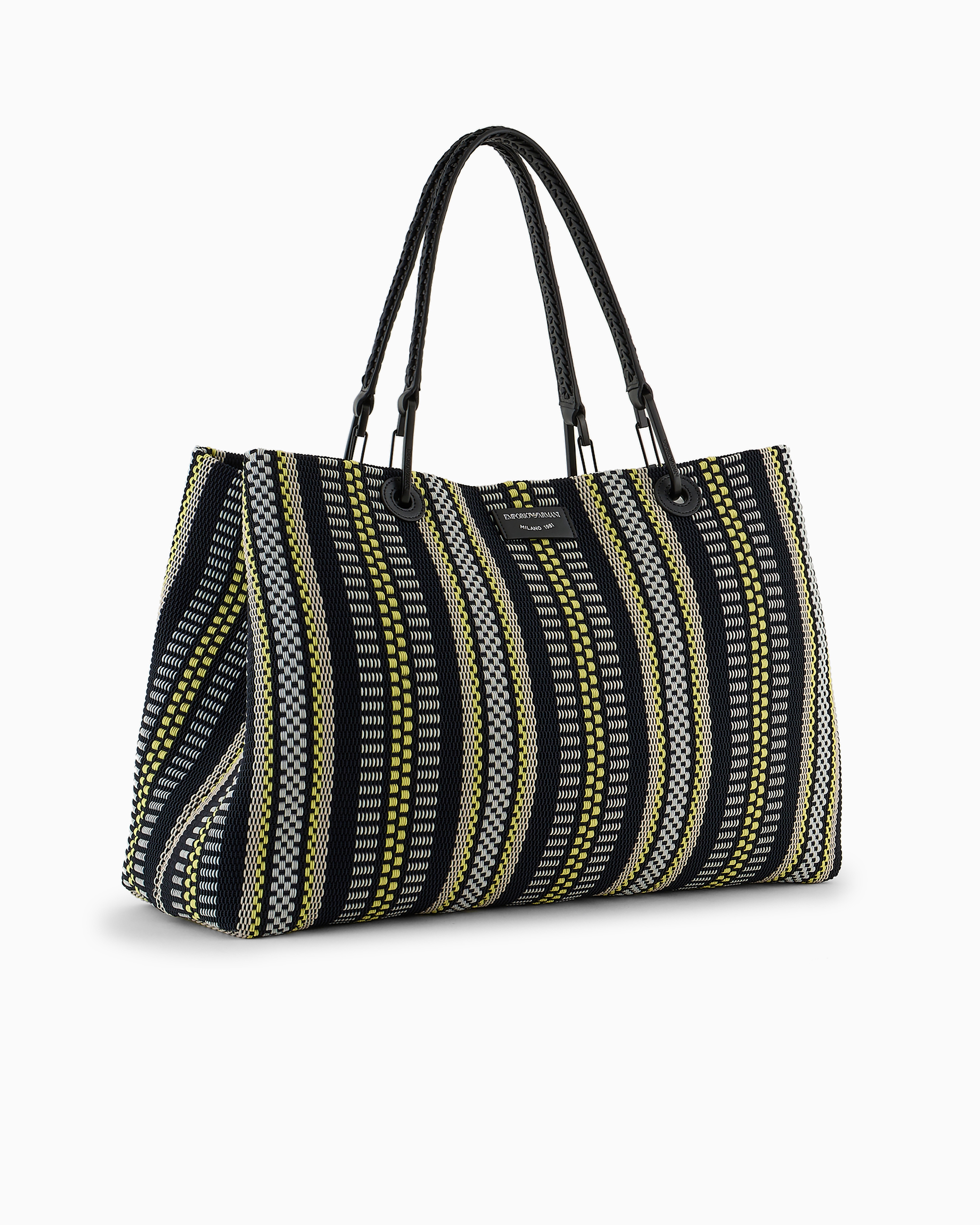 Emporio armani straw bag sale