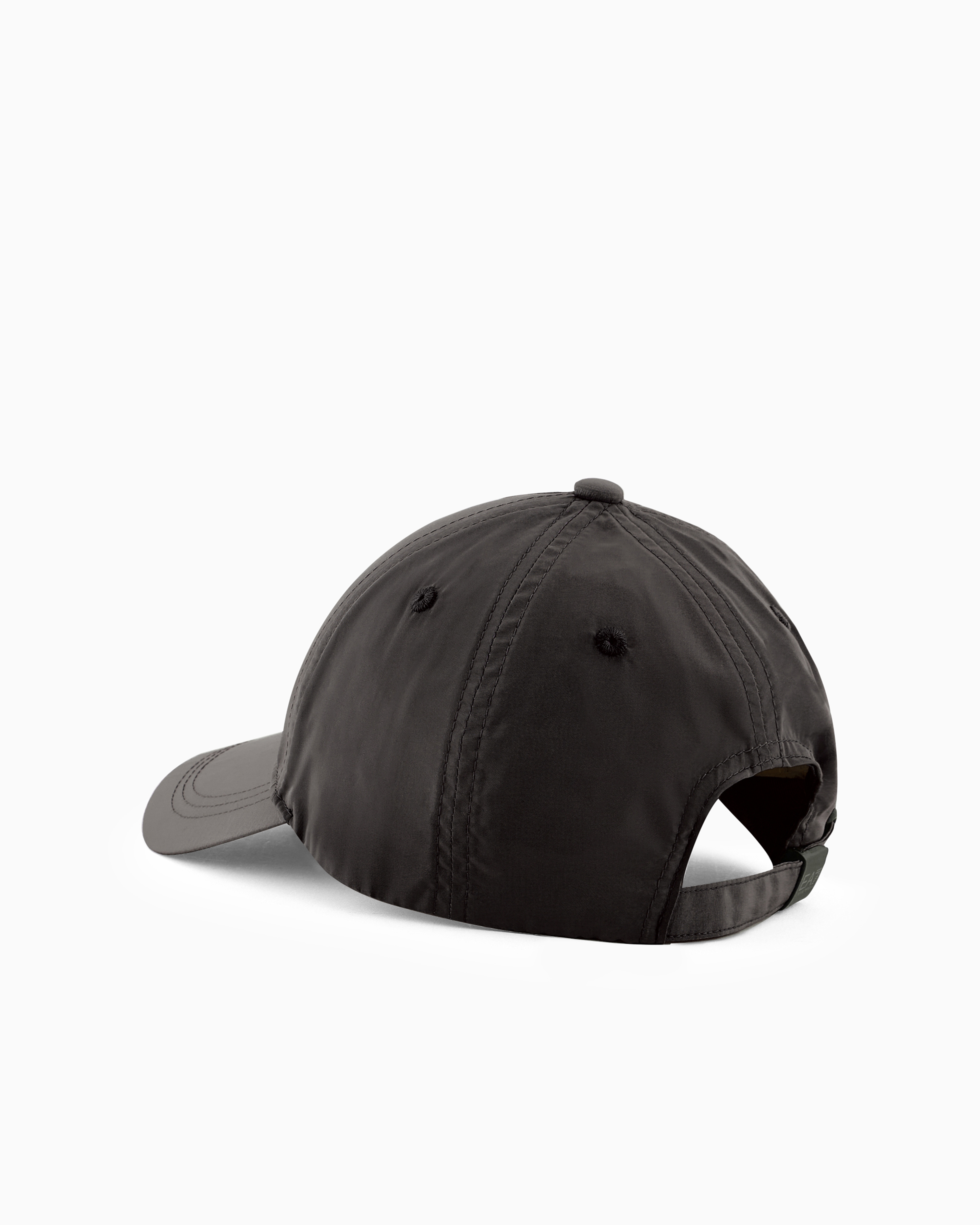 Ea7 Contemporary Sport Recycled Fabric Baseball Cap In Black