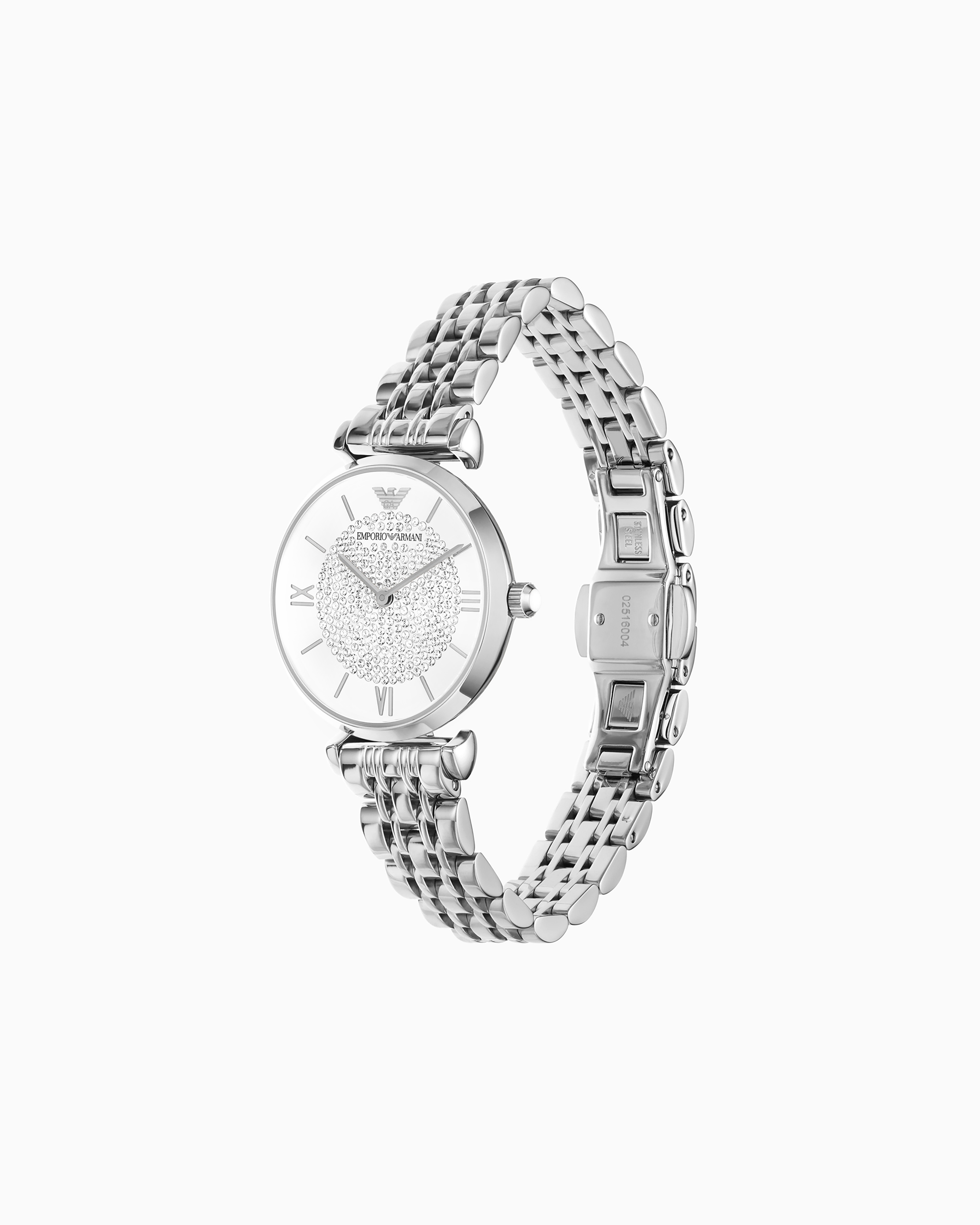 Shop Emporio Armani Women's Two-hand Stainless Steel Watch