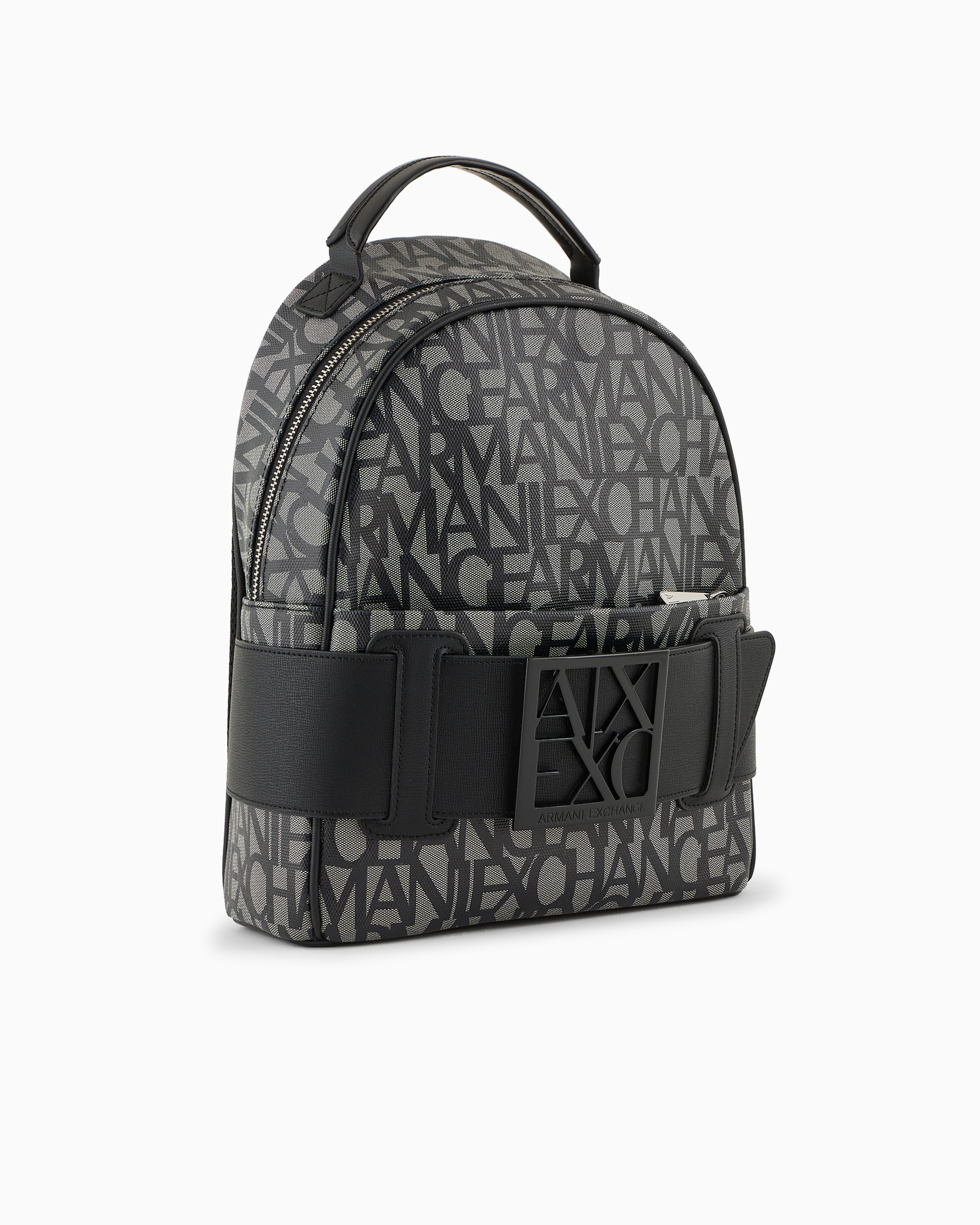 Armani Exchange Official Store Backpacks In Black Logo