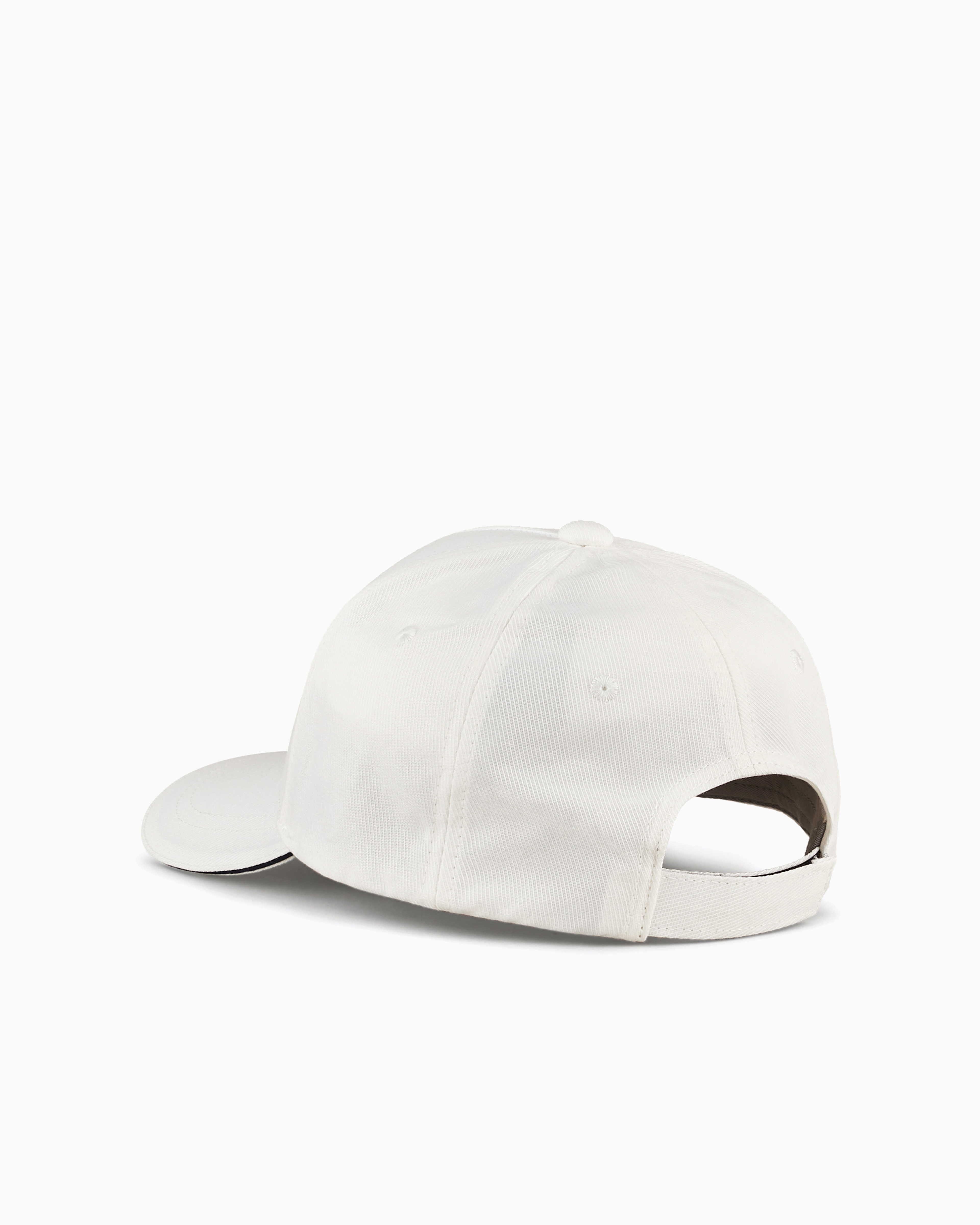 Emporio Armani Official Store Eagle-print Baseball Cap In White