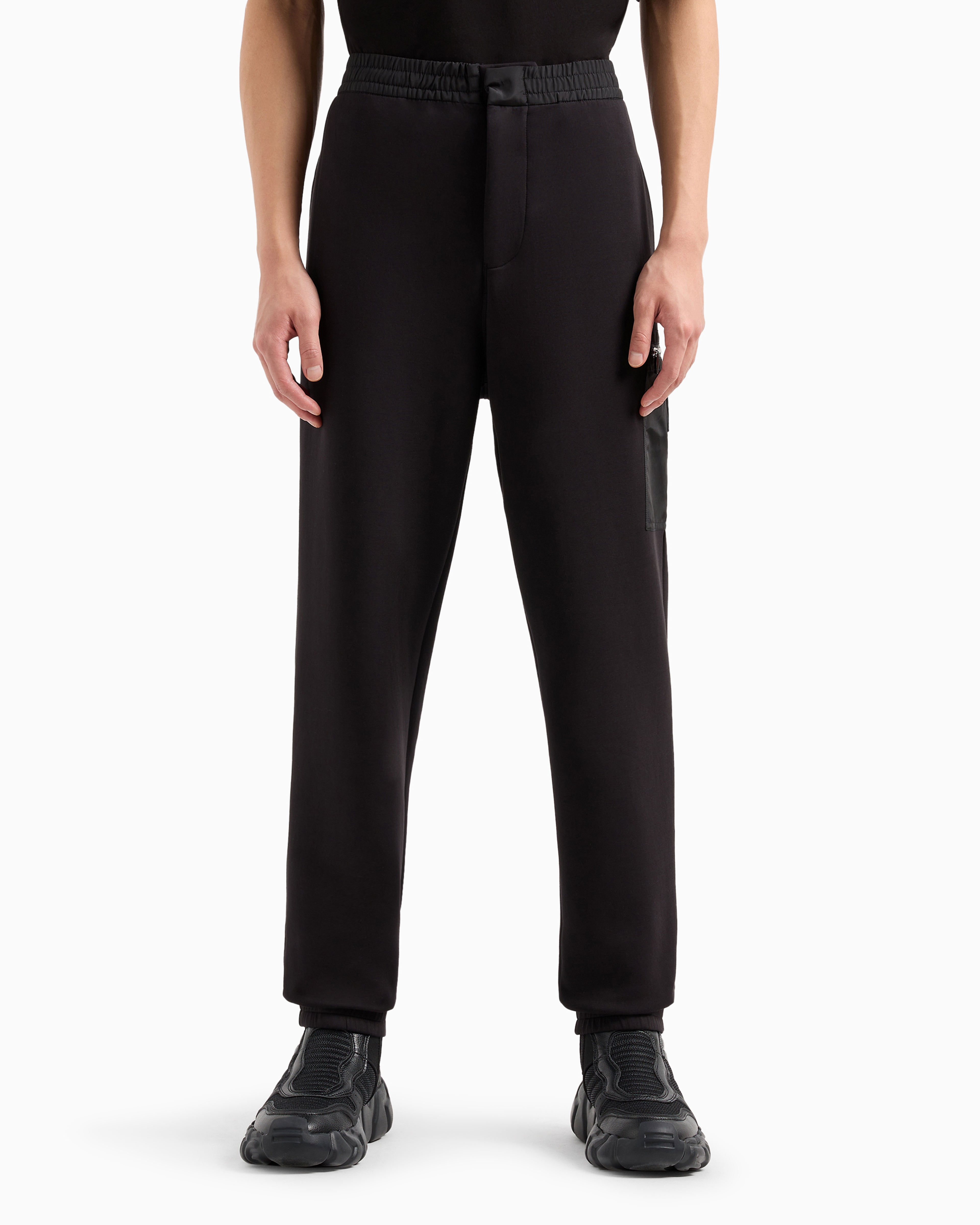 ARMANI EXCHANGE OVERSIZED TROUSERS WITH ZIP POCKET 