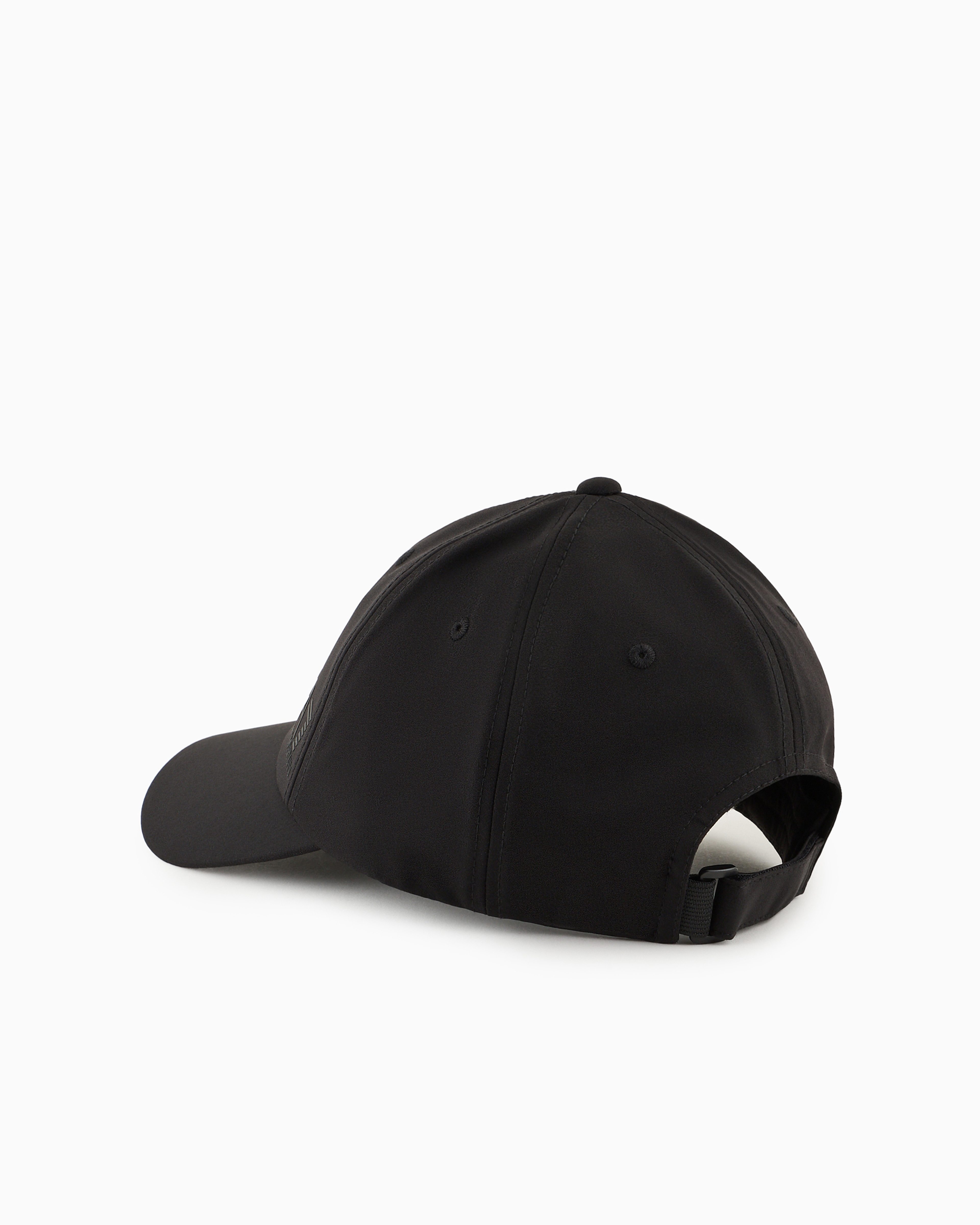 Shop Ea7 Golf Pro Baseball Cap In Technical Fabric In Black