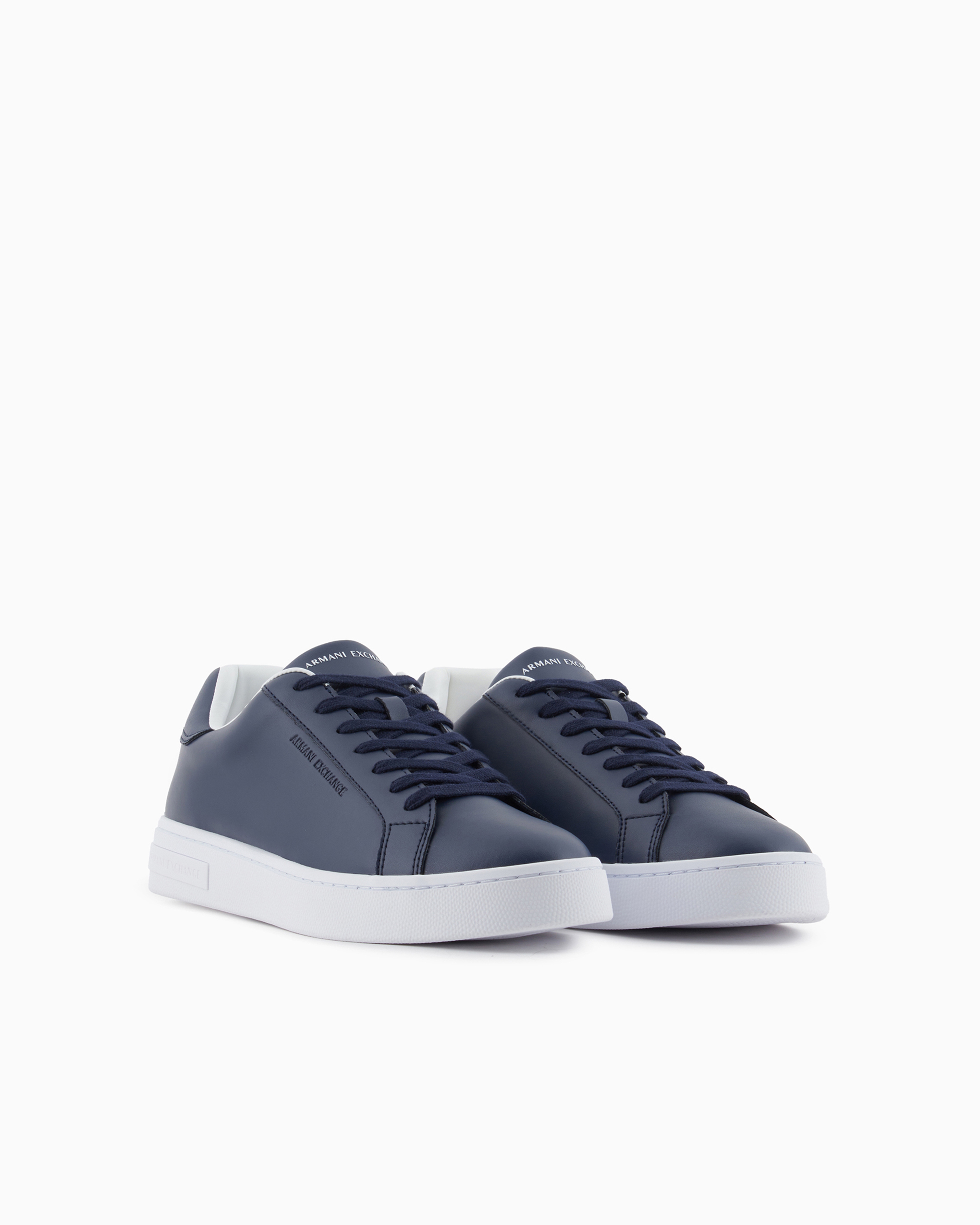 Armani Exchange Official Store Sneakers In Navy Blue