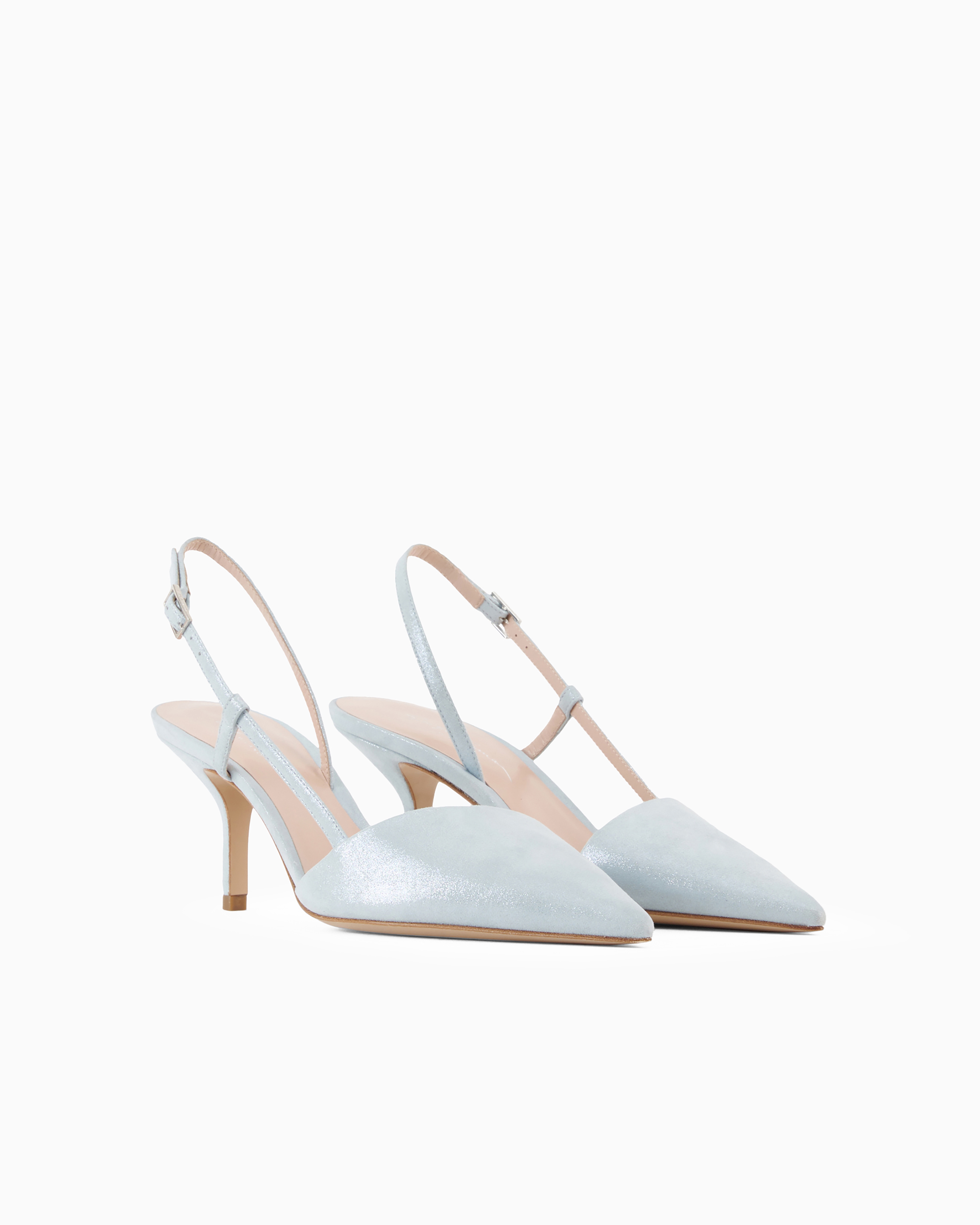 Giorgio Armani Official Store Heels In Azure