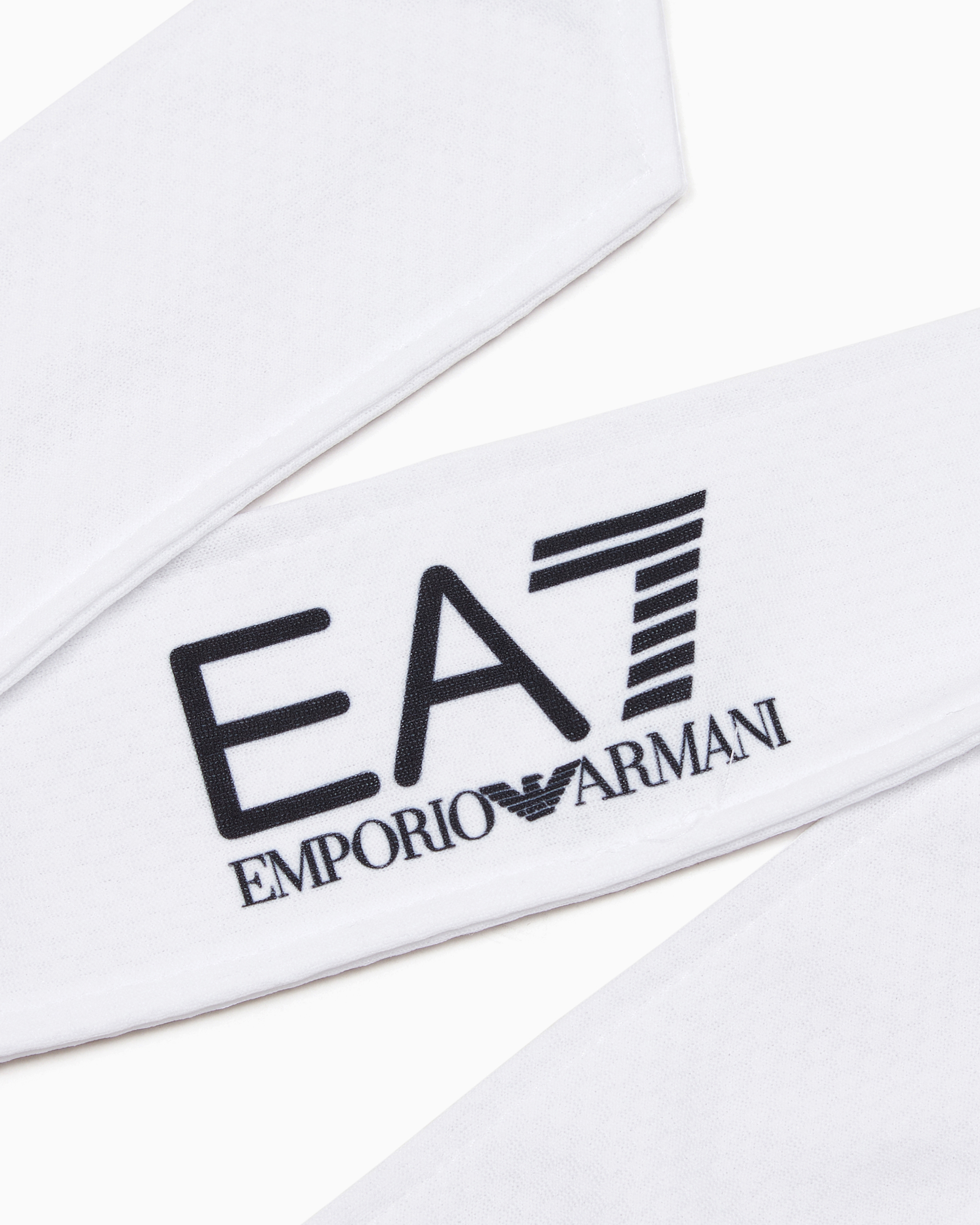 Shop Emporio Armani Tennis Pro Cotton-blend Headband In White