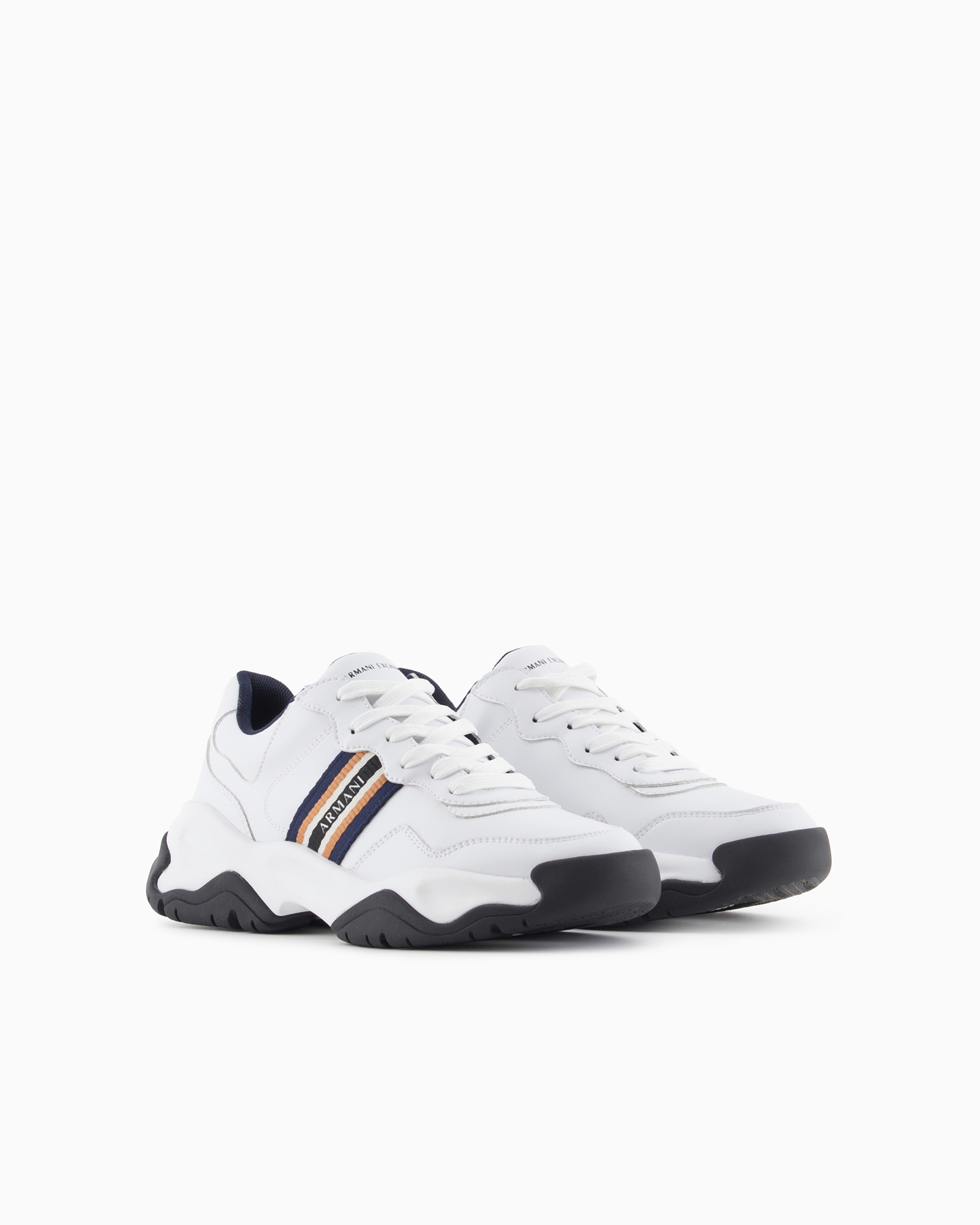 【シックにキマる】GIORGIO ARMANI チャンキースニーカー ARMANI EXCHANGE - 7. ARMANI EXCHANGE 中古 チャンキー