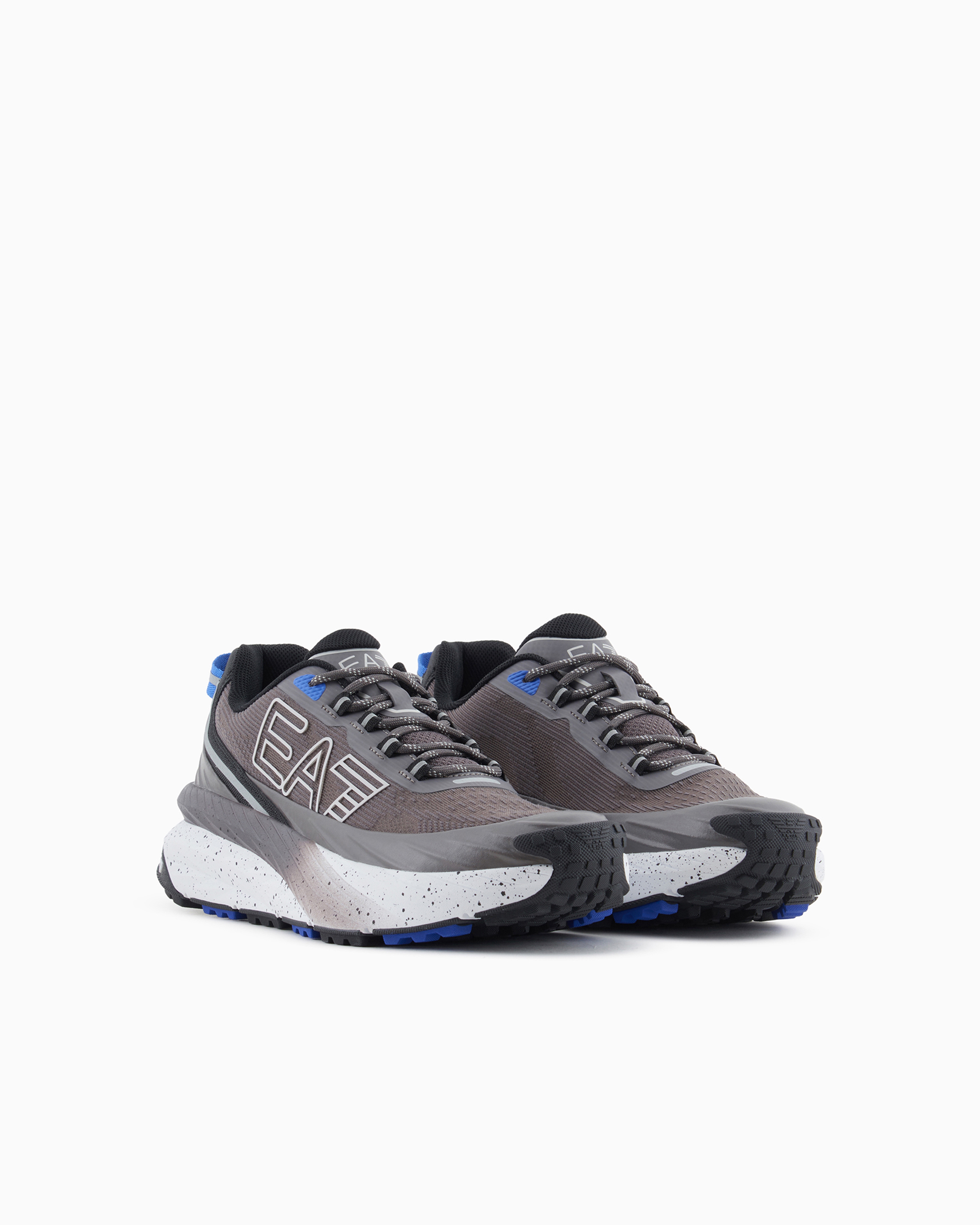 Ea7 Official Store Crusher Distance Sonic Trail Sneaker In Taupe