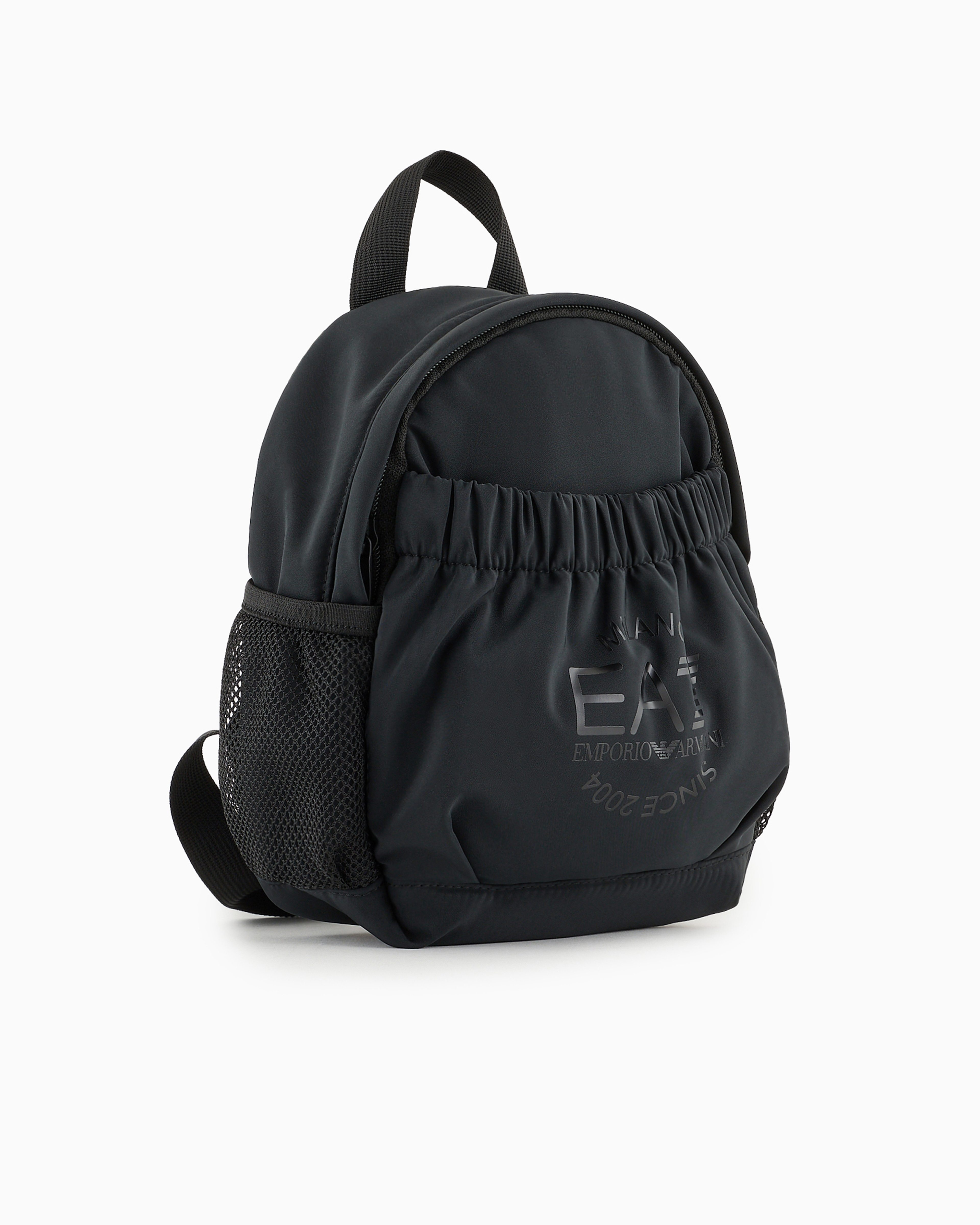 Shop Ea7 Nylon Mini Backpack In Black