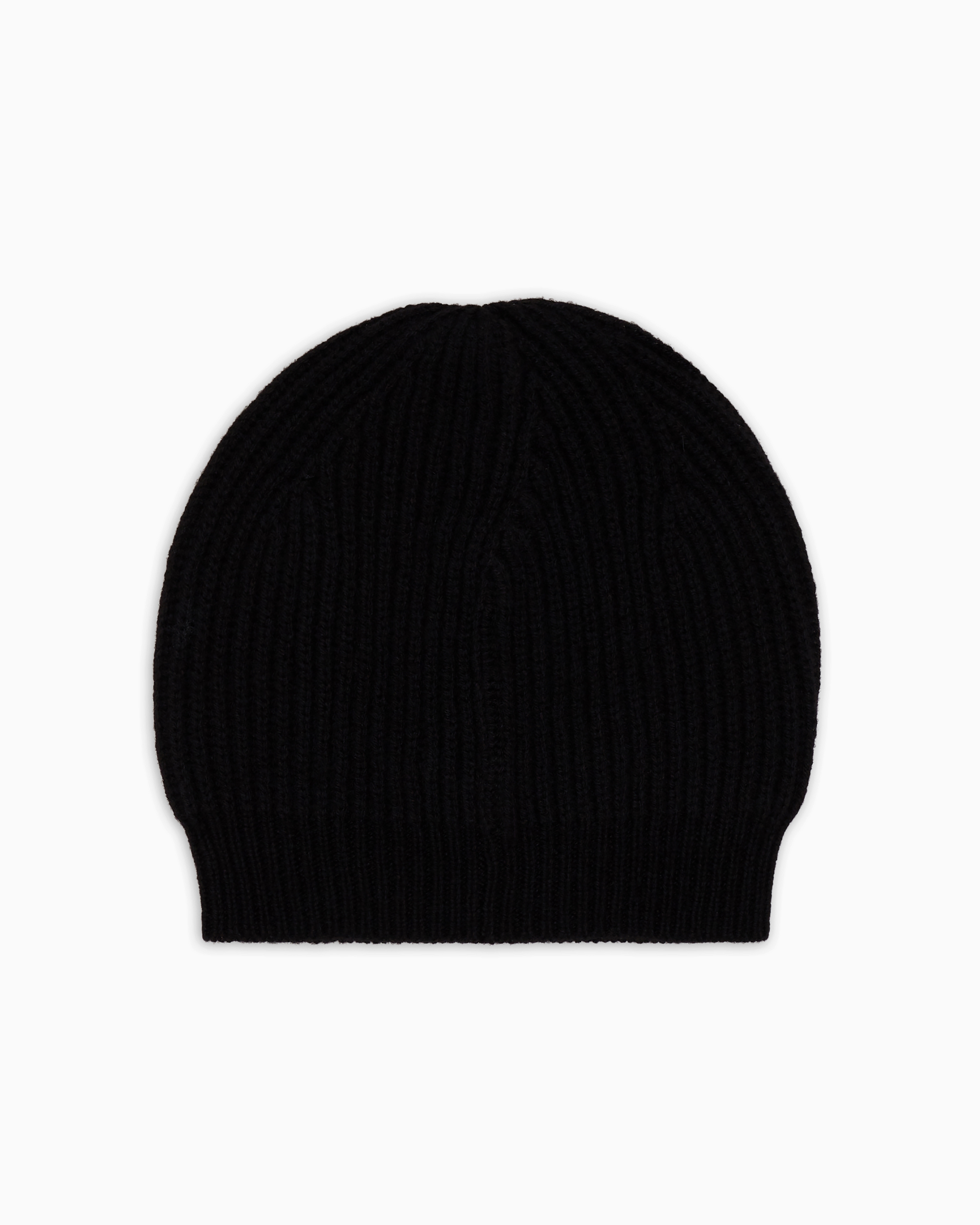 Giorgio Armani Neve Beanie Hat In Black
