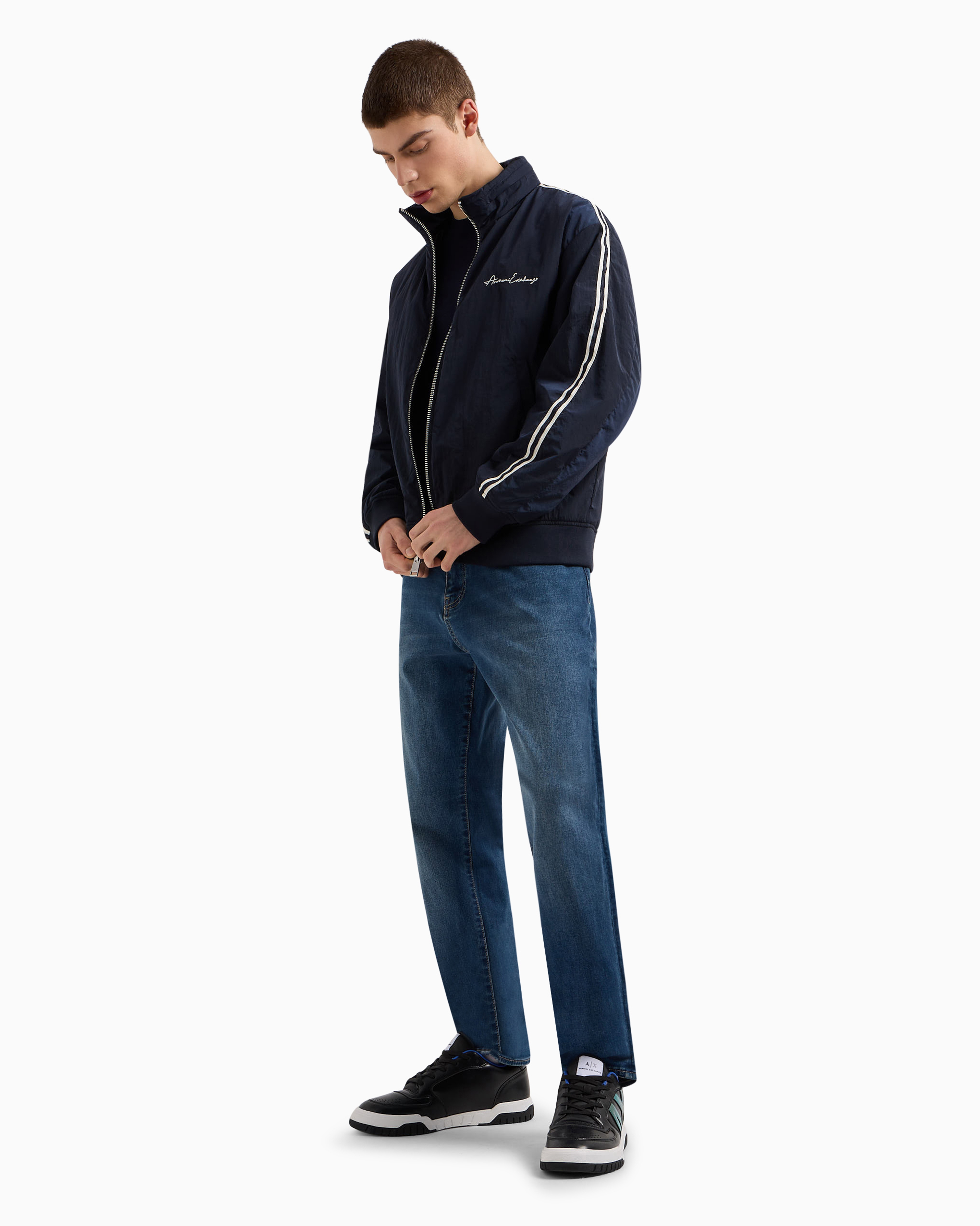 J13 slim fit jeans in indigo denim