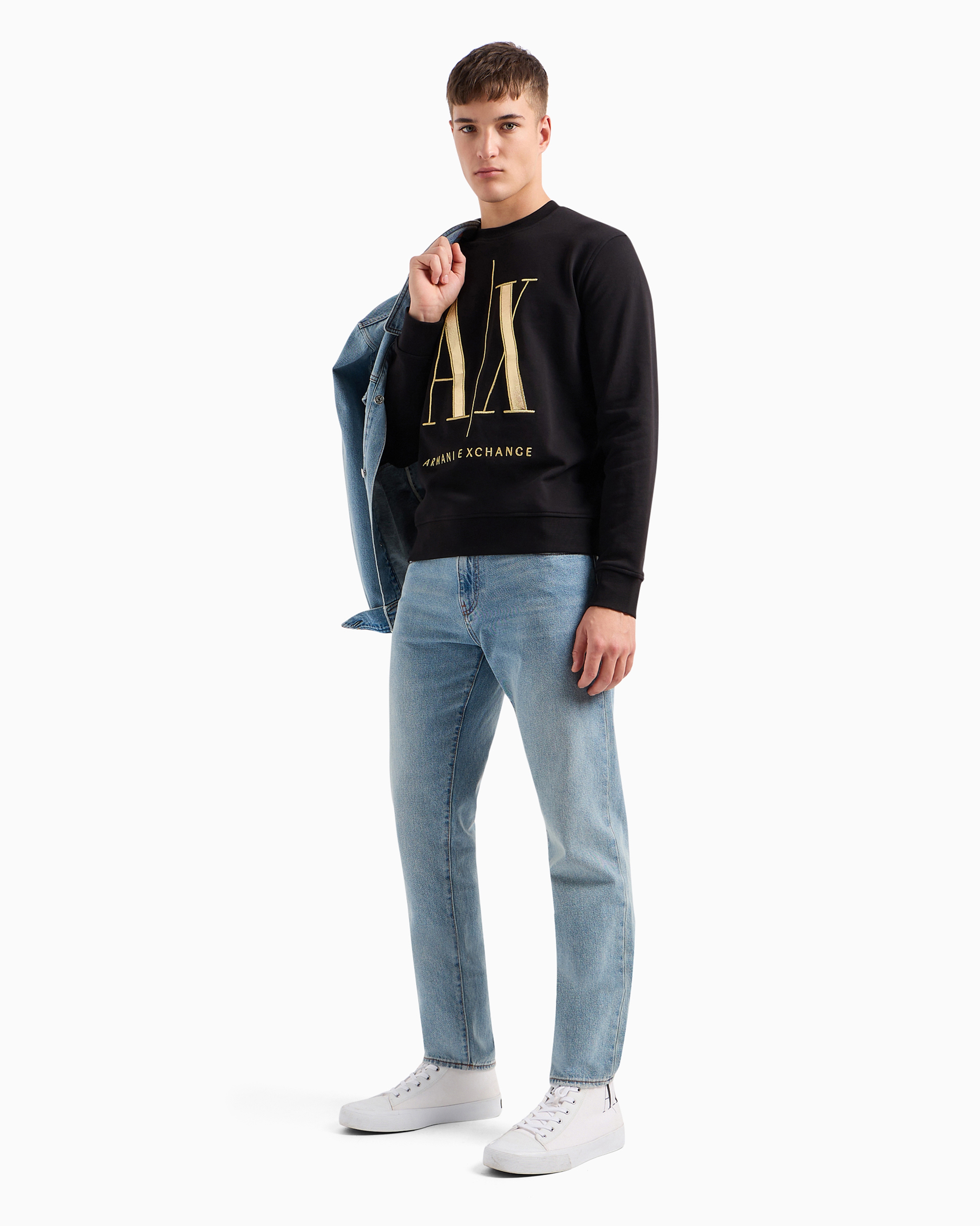 サイン入り Emporio Armani Magazine N.1 Africa エンポリオアルマーニ EMPORIO ARMANI 二つ折り財布 ブラック メンズ