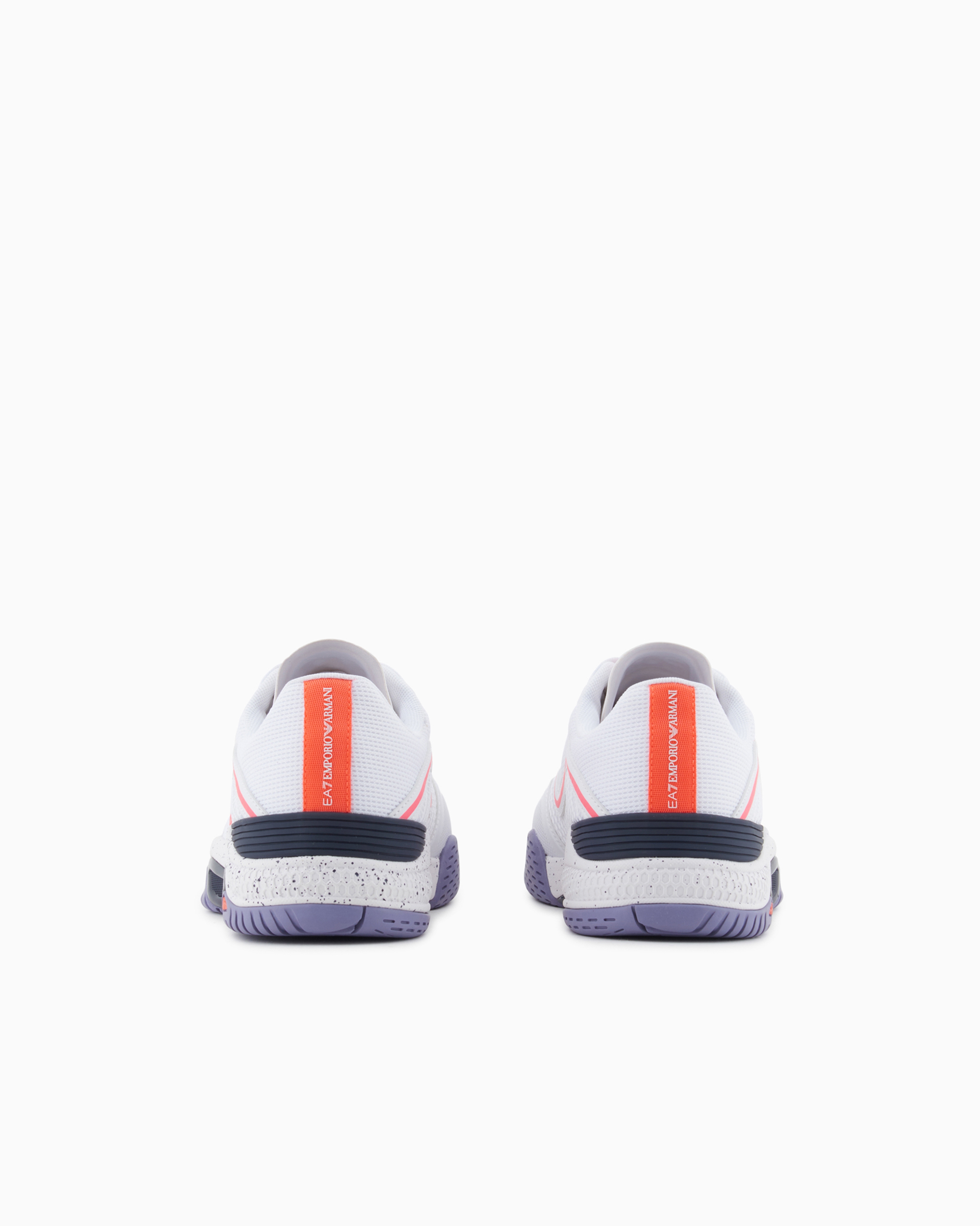 Shop Ea7 Padel Hard Sneakers In White